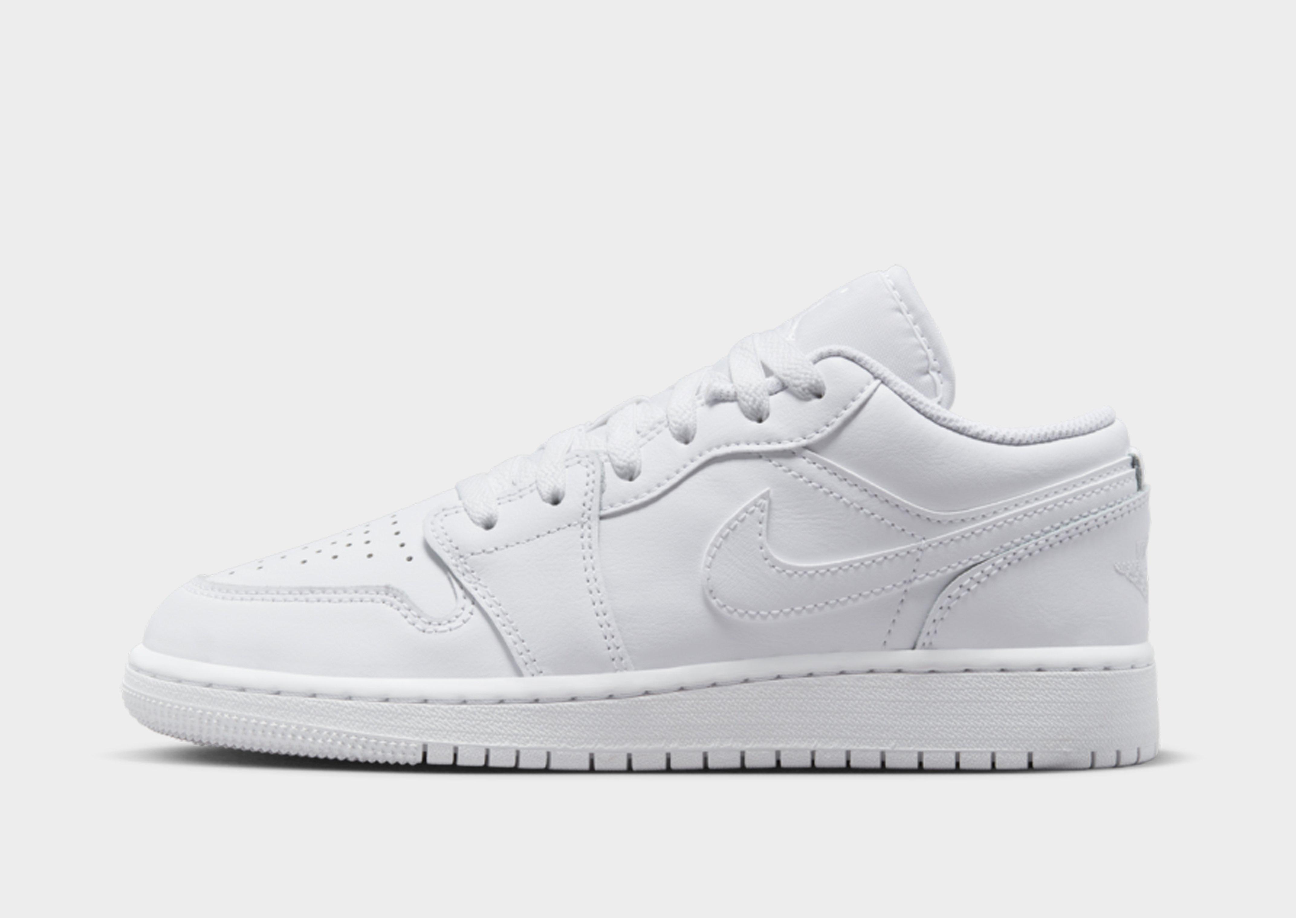 White Jordan Air 1 Low Junior JD Sports UK