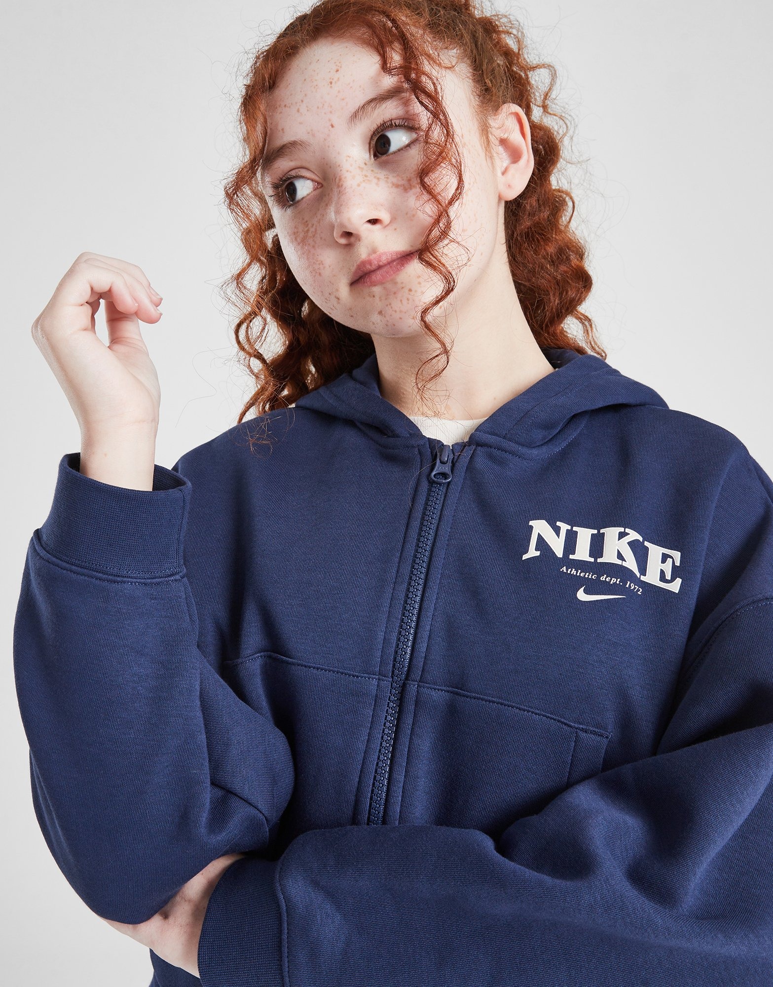 Nike Zip Hoodie Red And Blue Nike Sweater Nike Athletic Dept Nike