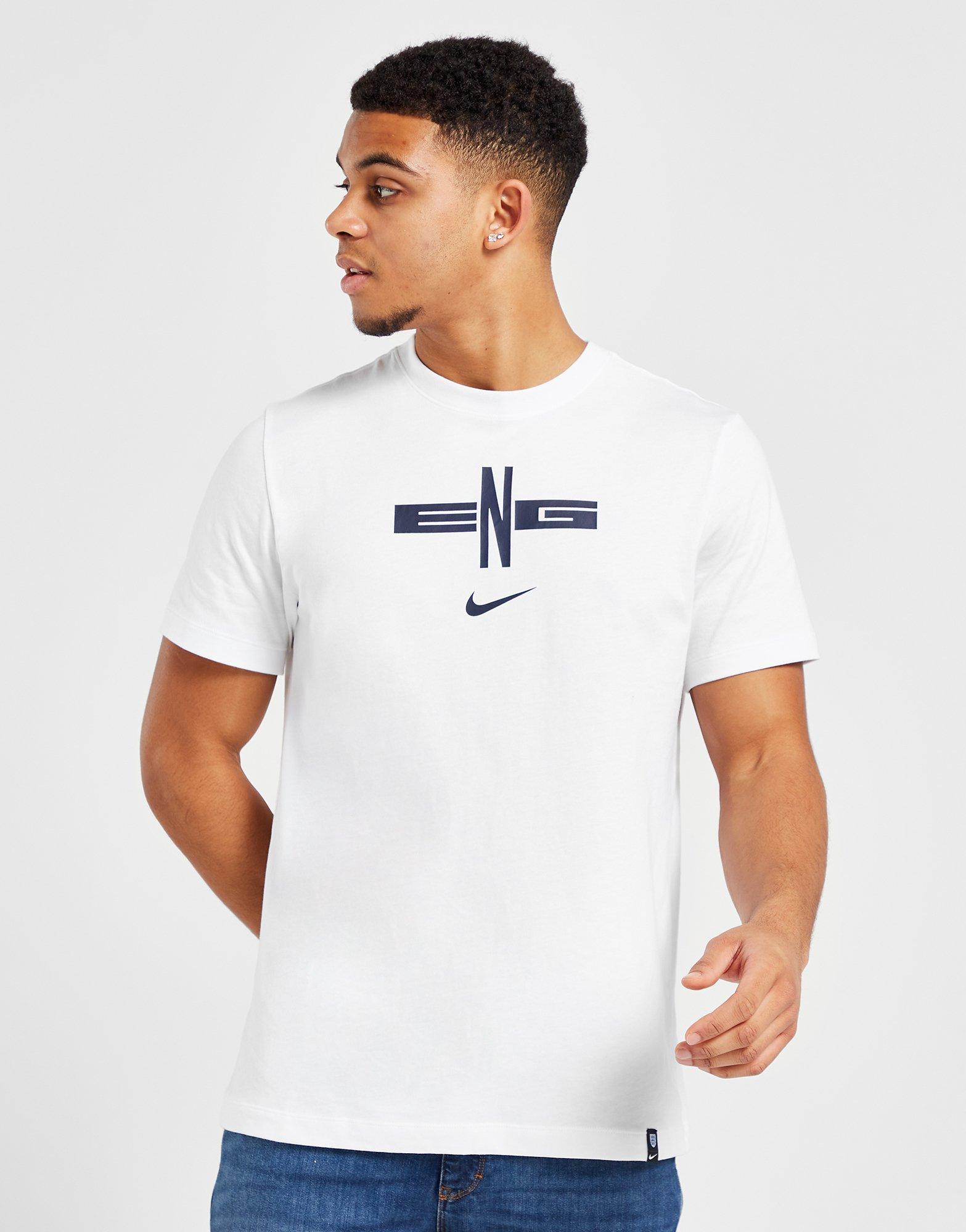 White Nike England Voice Short Sleeve T-Shirt - JD Sports Ireland