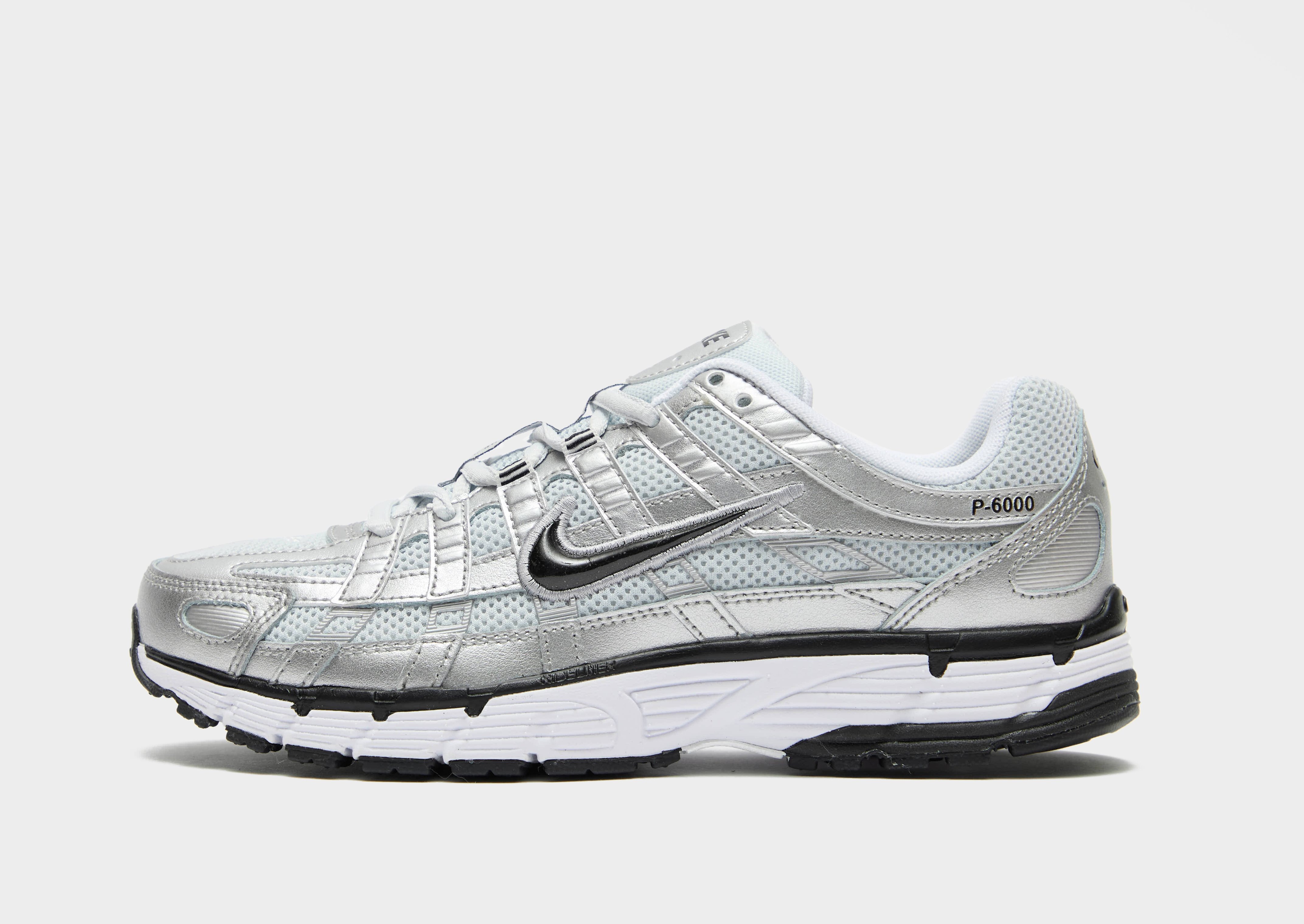 Haalbaar Altijd Onnodig White Metallic Silver Pure Platinum Black Nike P-6000 Women's | JD Sports