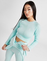 Gym King Formation Long Sleeve Crop Top