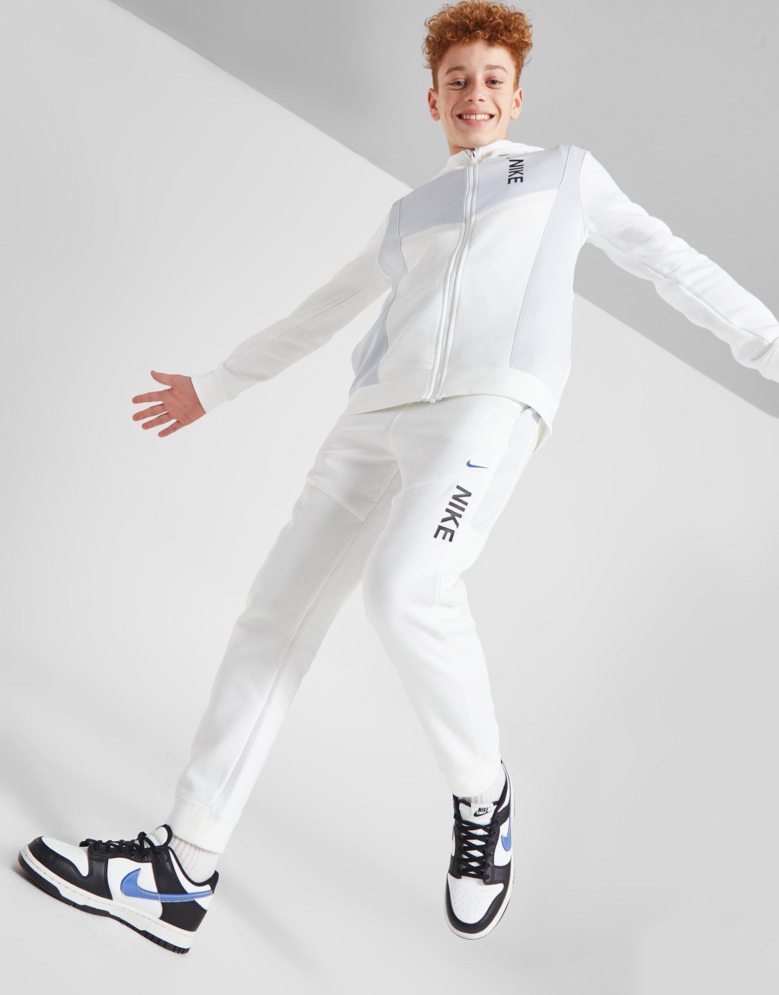 White Nike Hybrid Track Pants Junior's - JD Sports