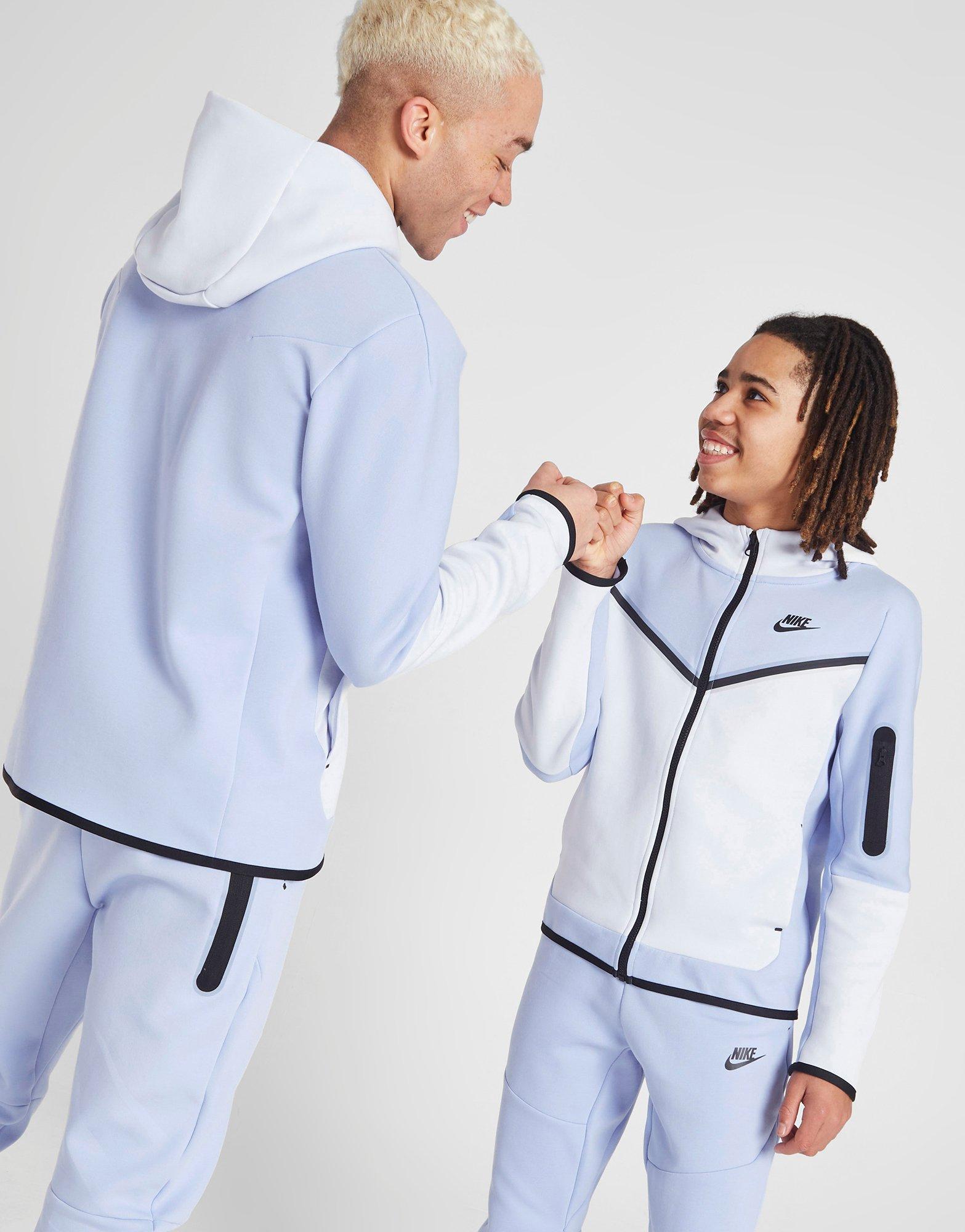 Blue Tech Fleece Hoodie Junior JD Sports