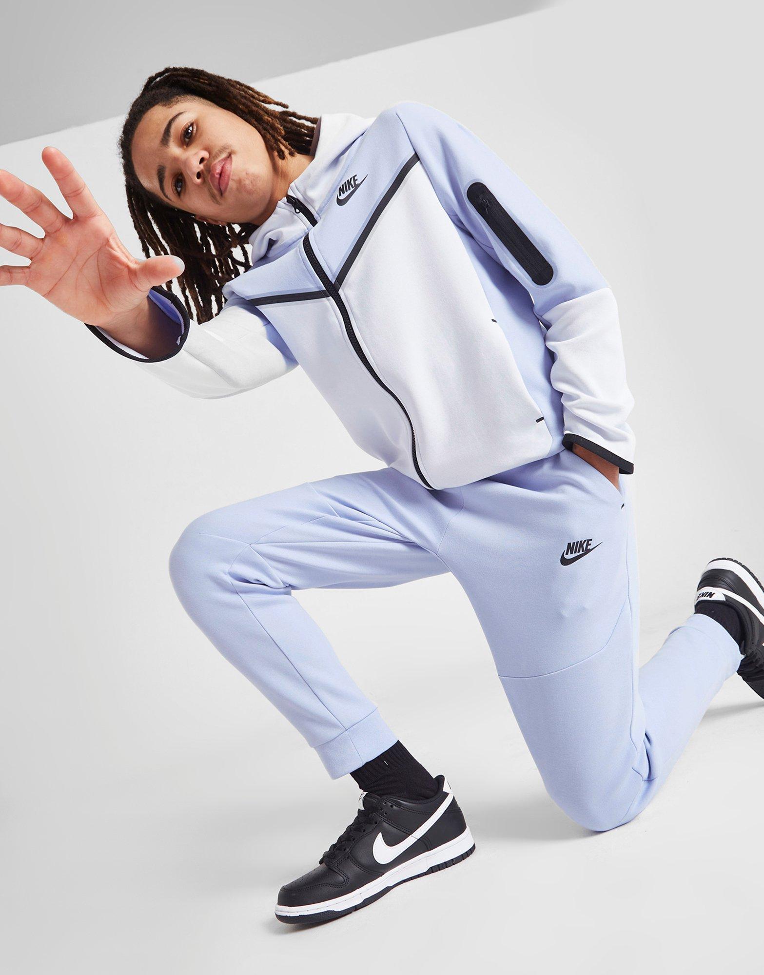 Nike Tech Fleece Windrunner Hoodie Full Zip Marina Blue White CU4489-407  2XL Men