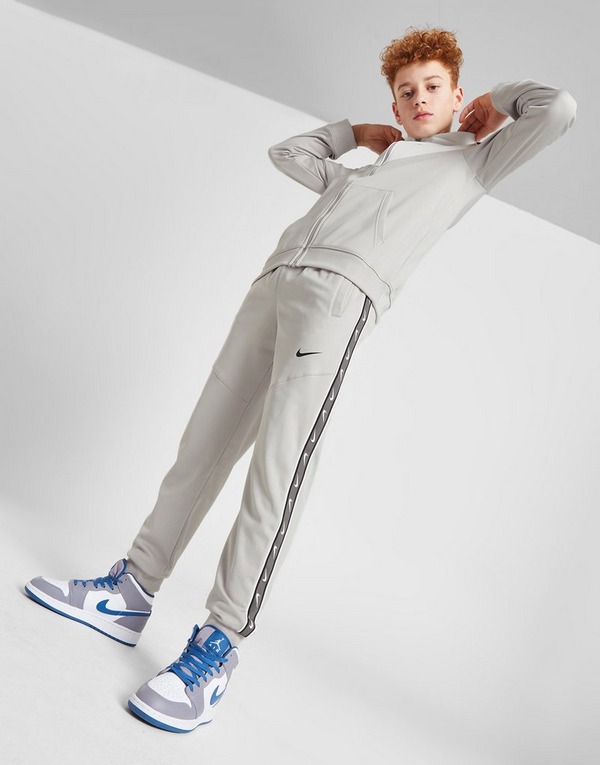 Grey Nike Repeat Tape Poly Track Pants Junior - JD Sports Global