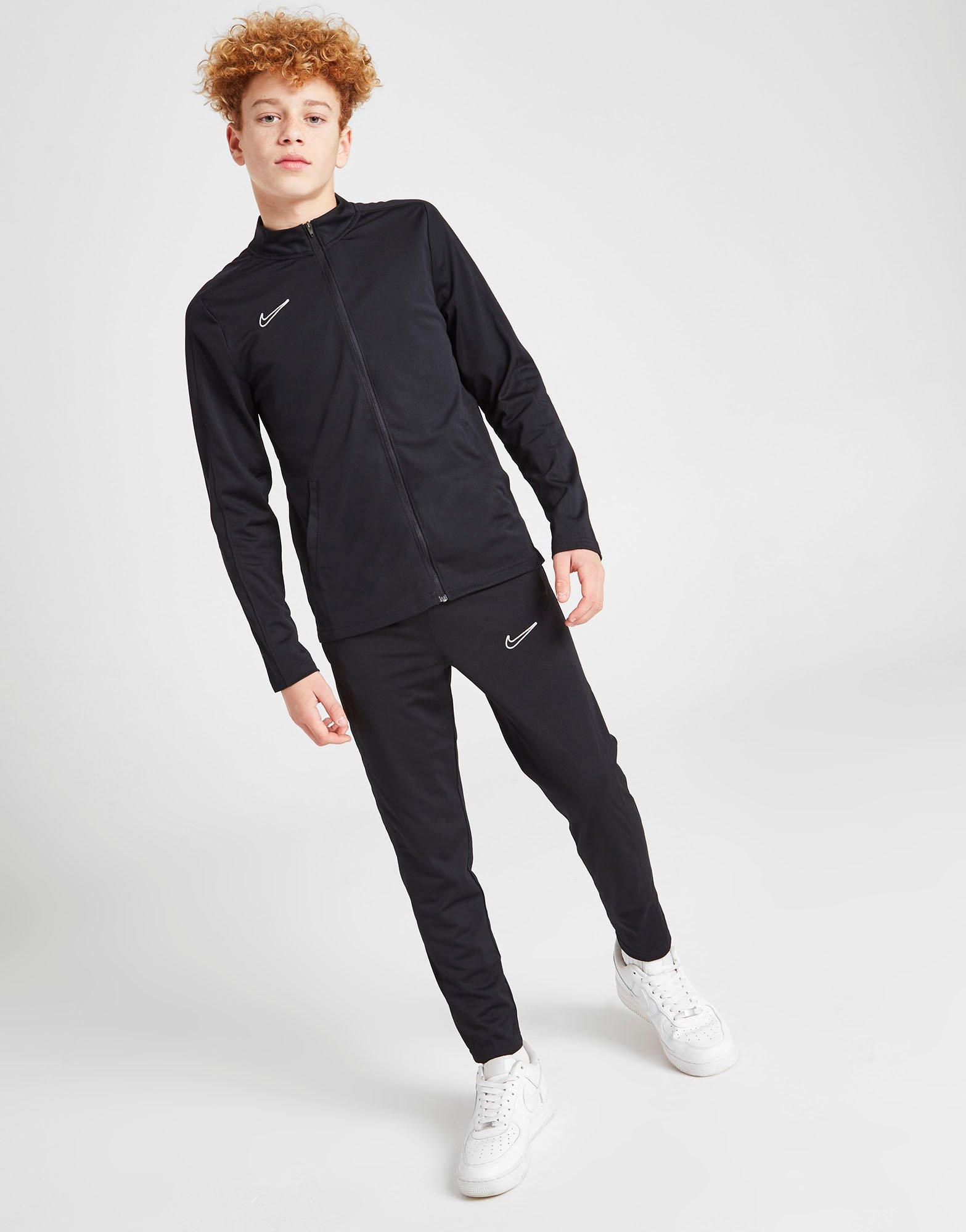 Ensemble survêtement sweat Nike Academy noir gris sur