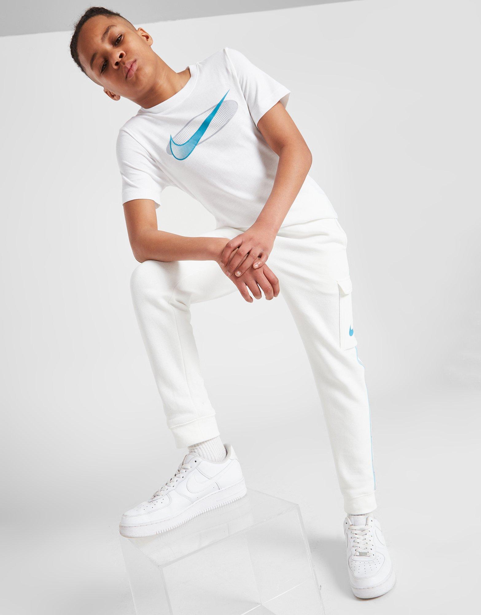 White Nike Brandmark 2 TShirt Junior JD Sports UK