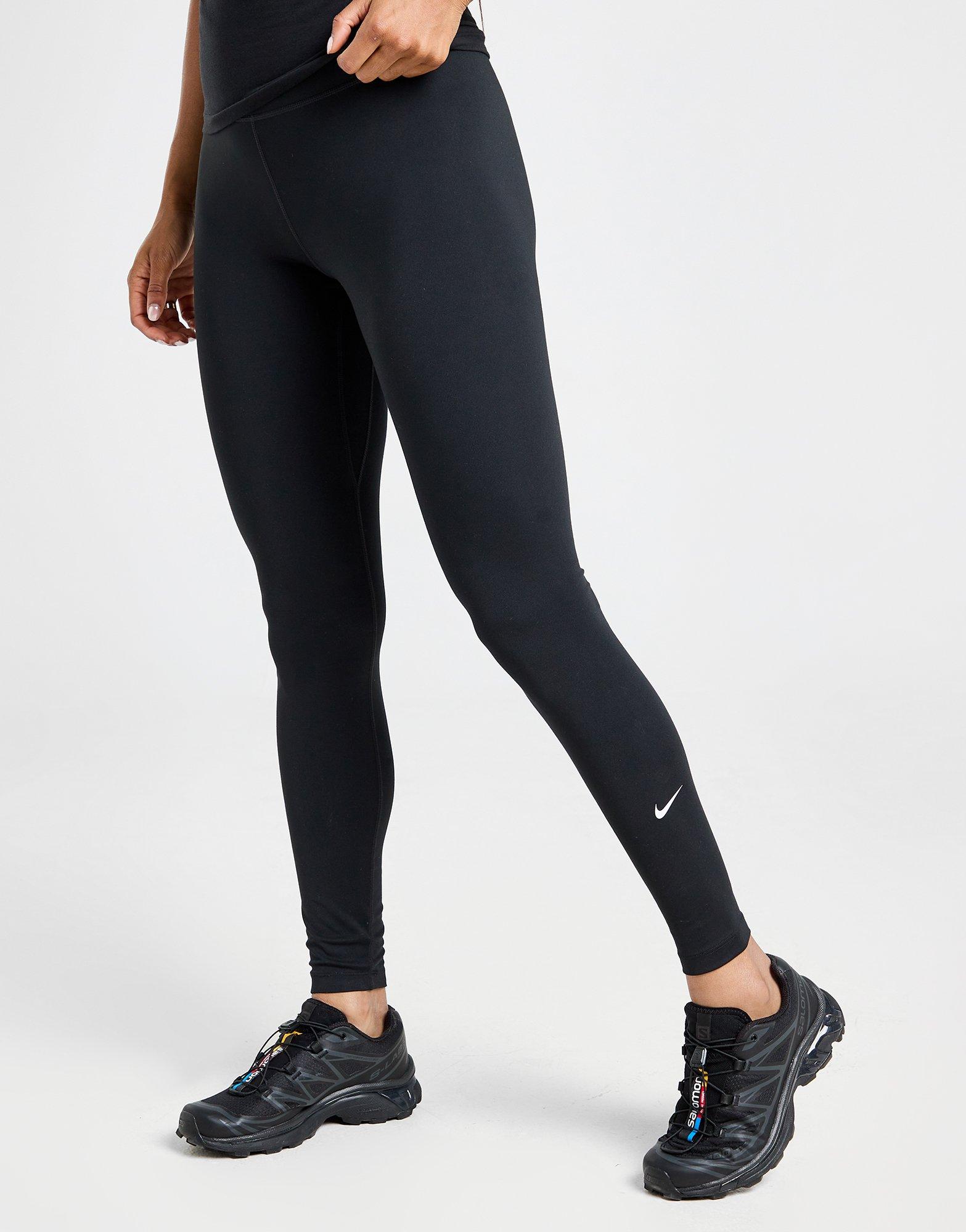 Zwart Nike Legging met hoge taille voor dames One - JD Sports Nederland