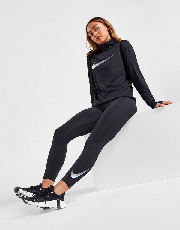 Compression Tights for Runners - Best Compression Leggings 2022 - Nike  black club leggings with swoosh logo