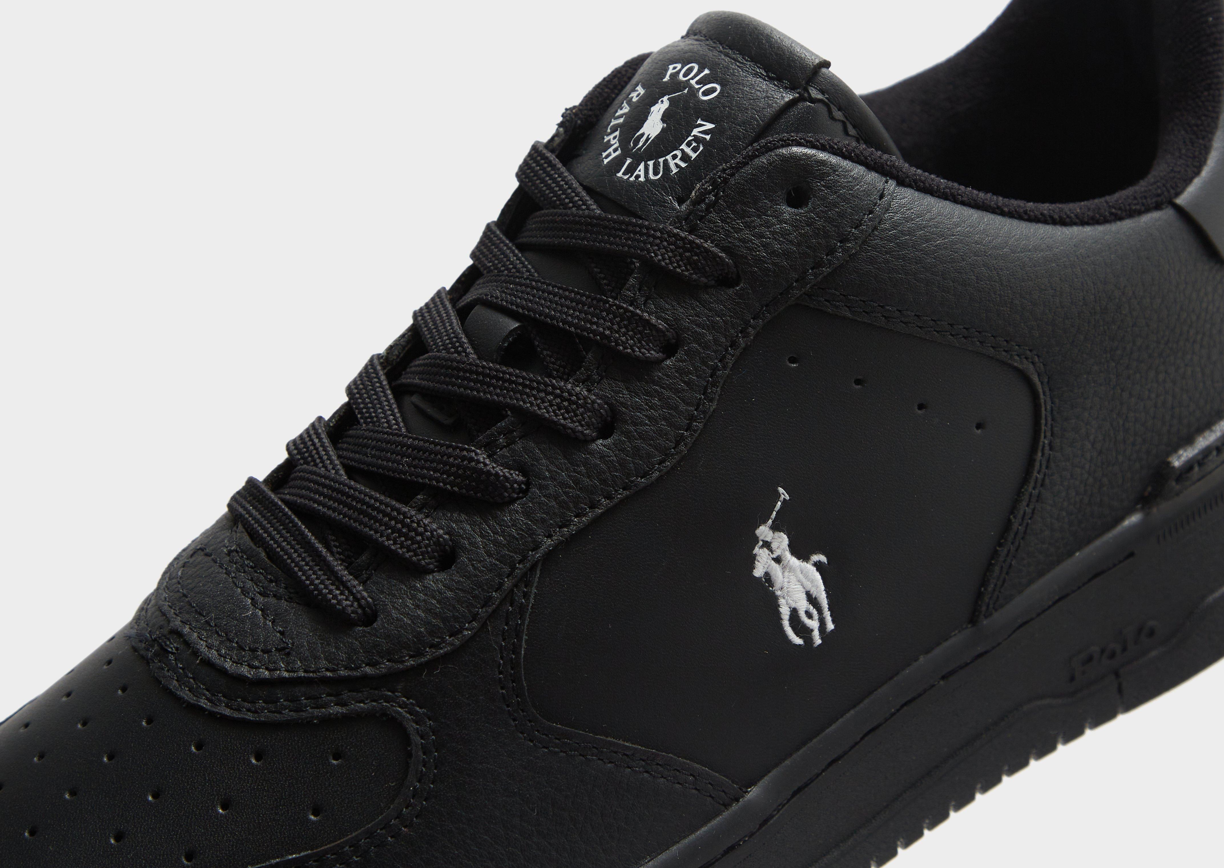 Mens black outlet polo shoes