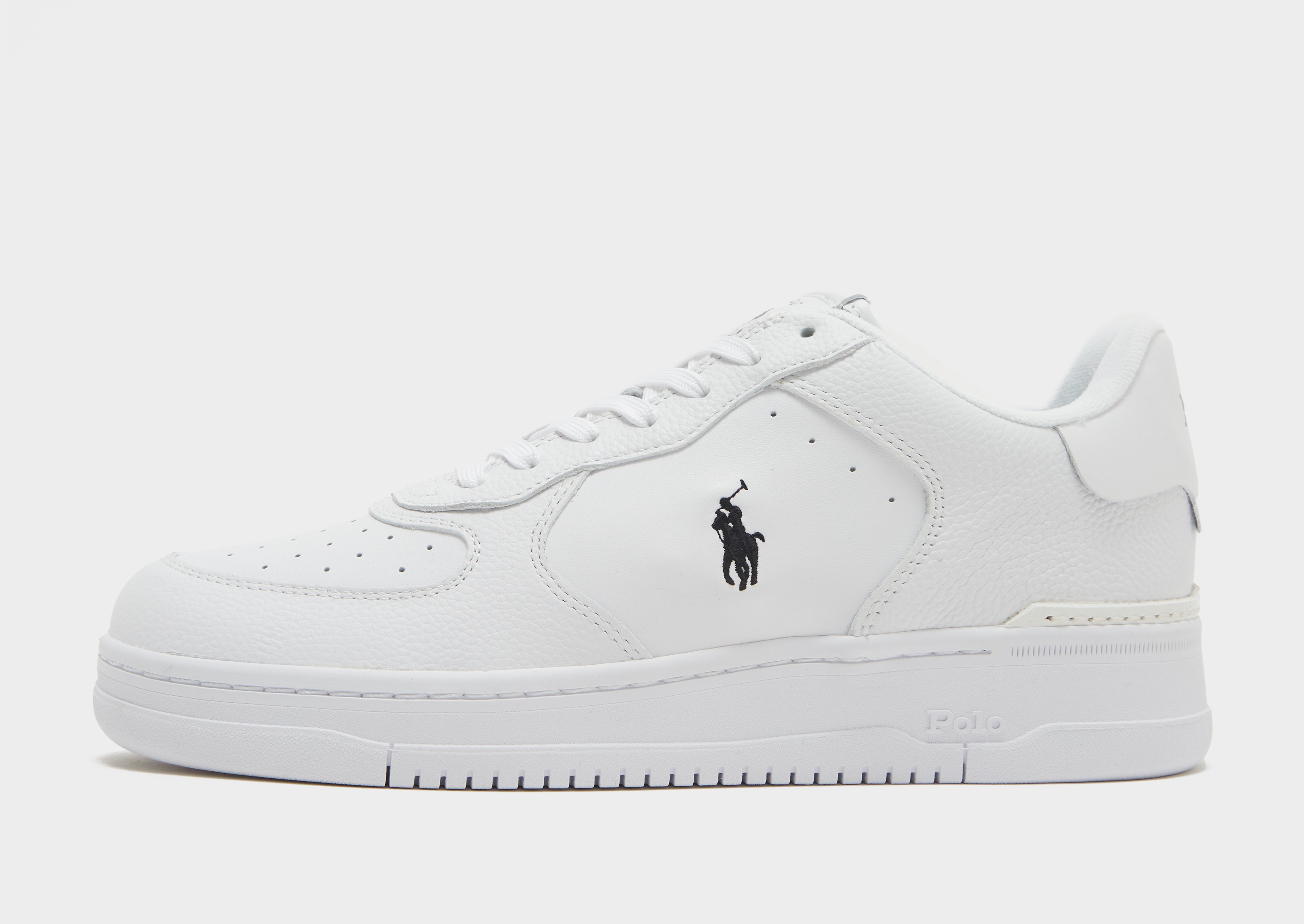 White Polo Ralph Lauren Master Court | JD Sports UK