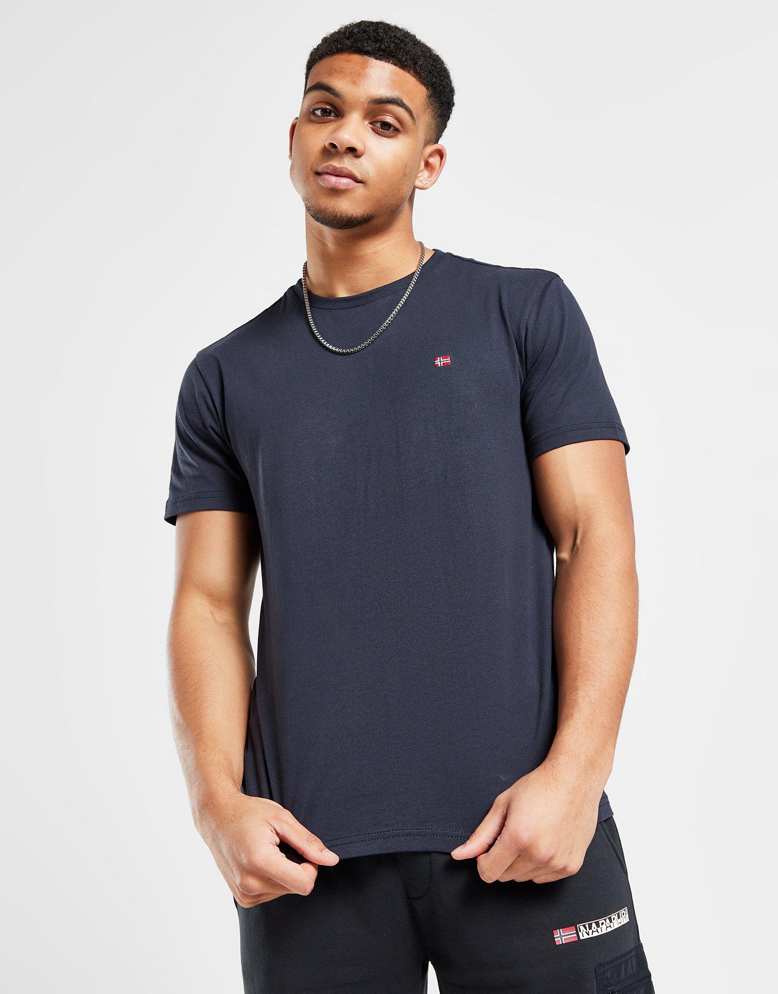 Blue Napapijri Salis Micro Flag T-Shirt | JD Sports UK