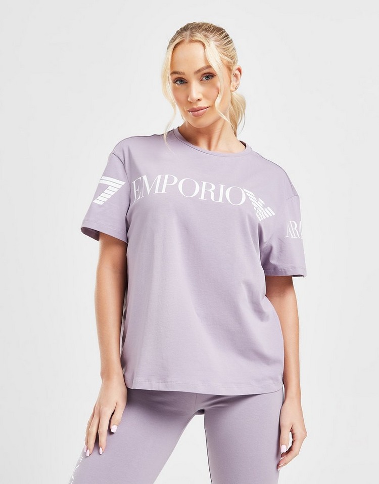 Emporio Armani EA7 T-shirt Oversize Logo Femme