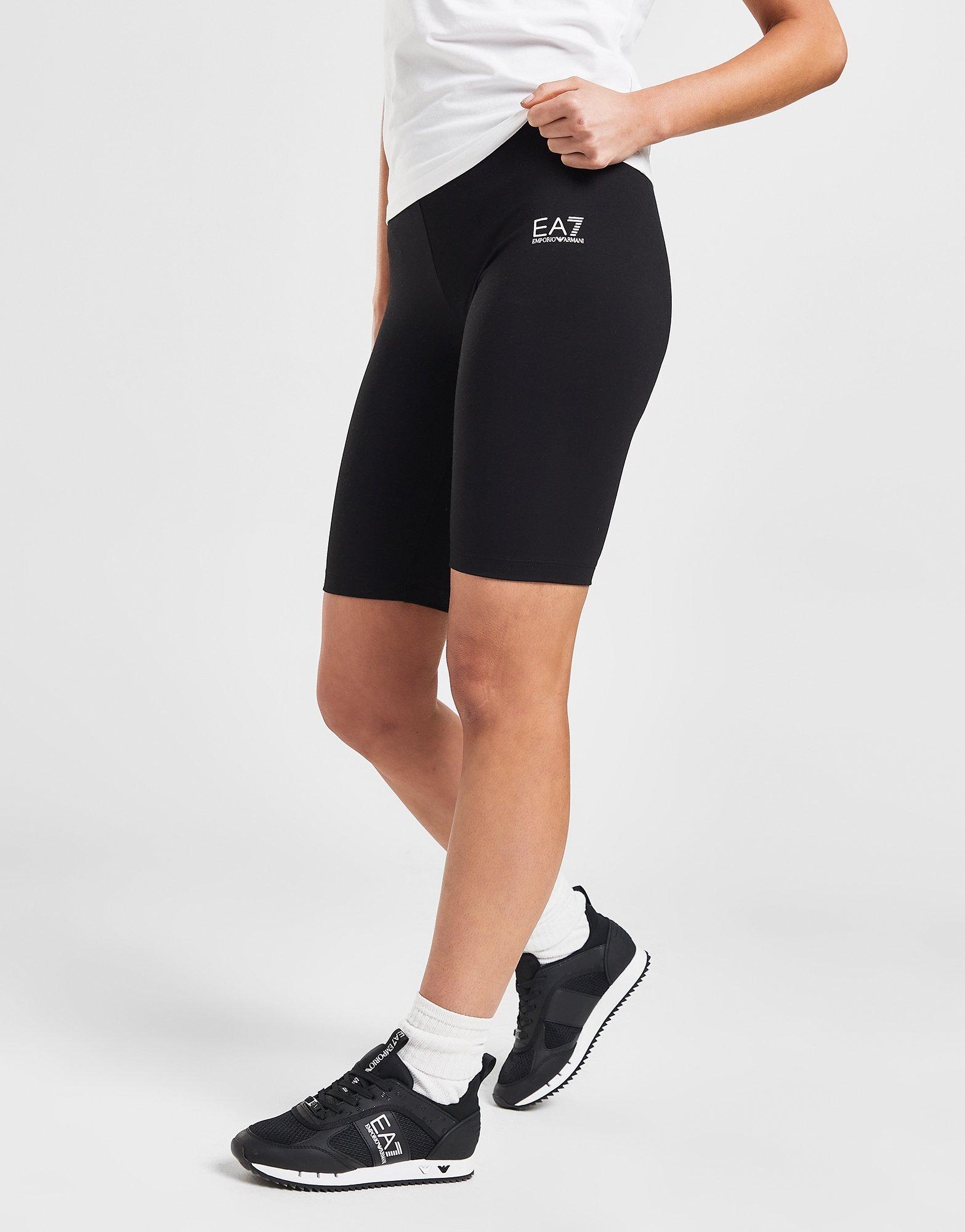 Emporio Armani EA7 Short Cycliste Femme Noir- JD Sports France