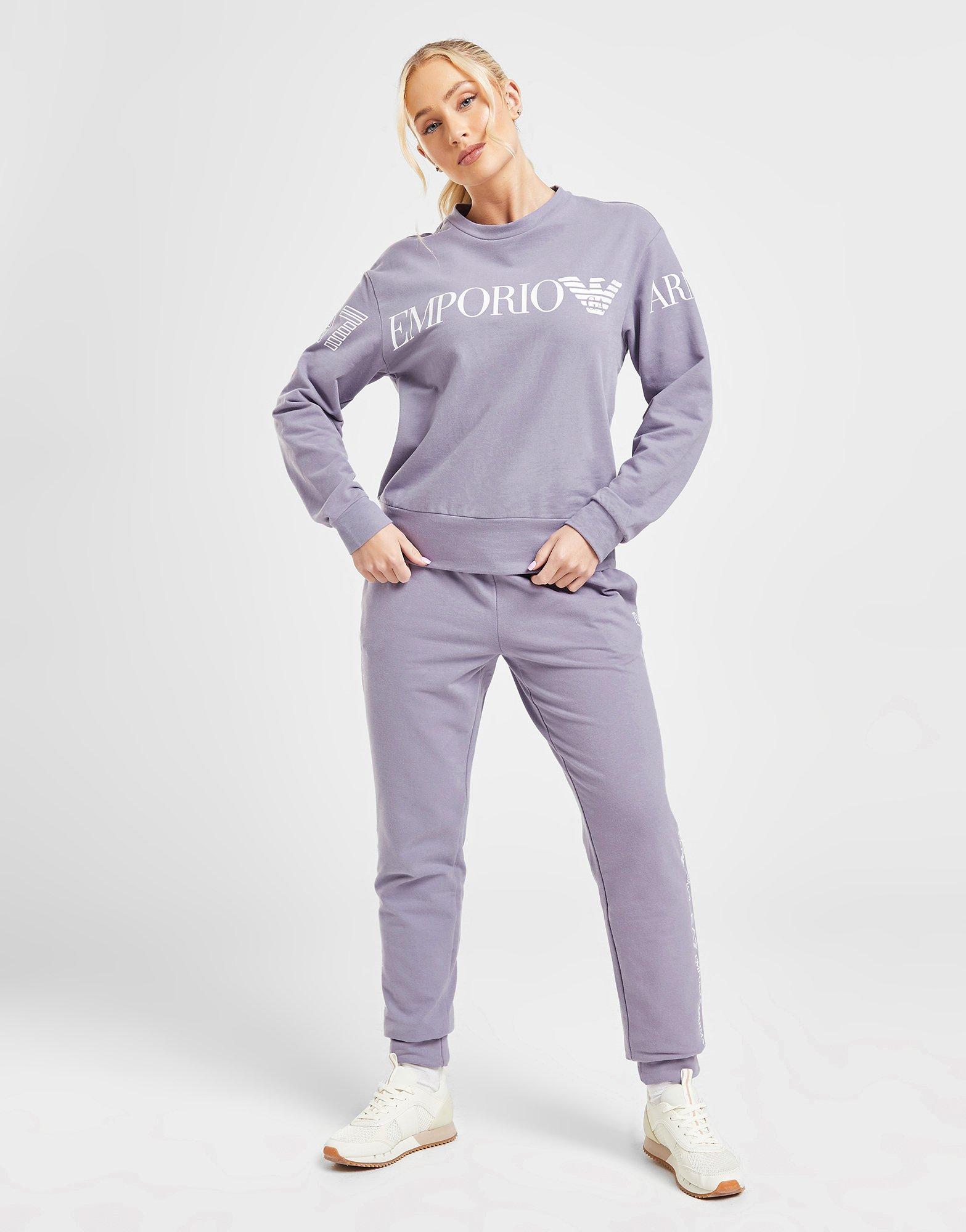 EA7 Emporio Armani Oversized Logo Crew Sweatshirt