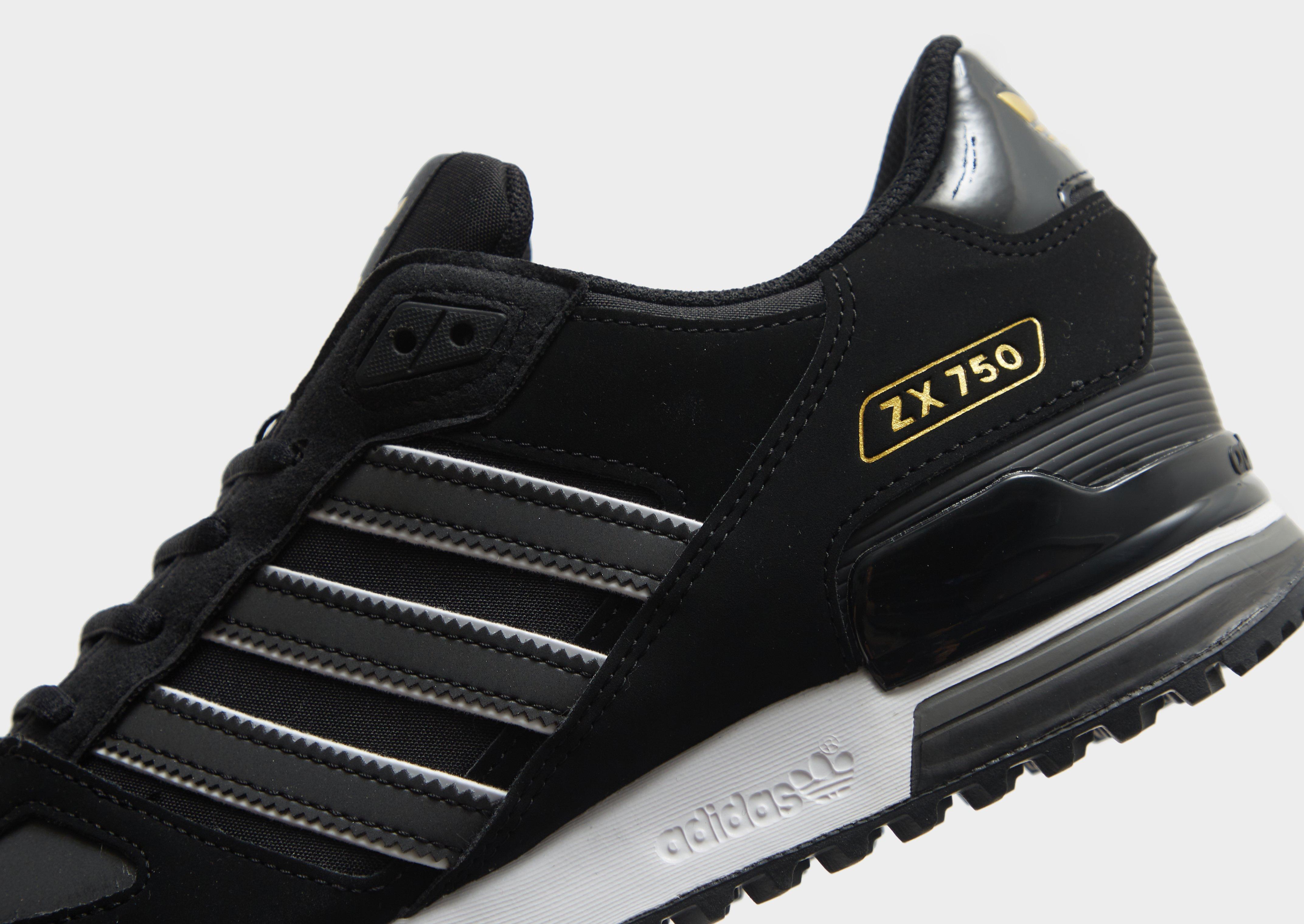 Black adidas Originals ZX 750 JD Sports UK