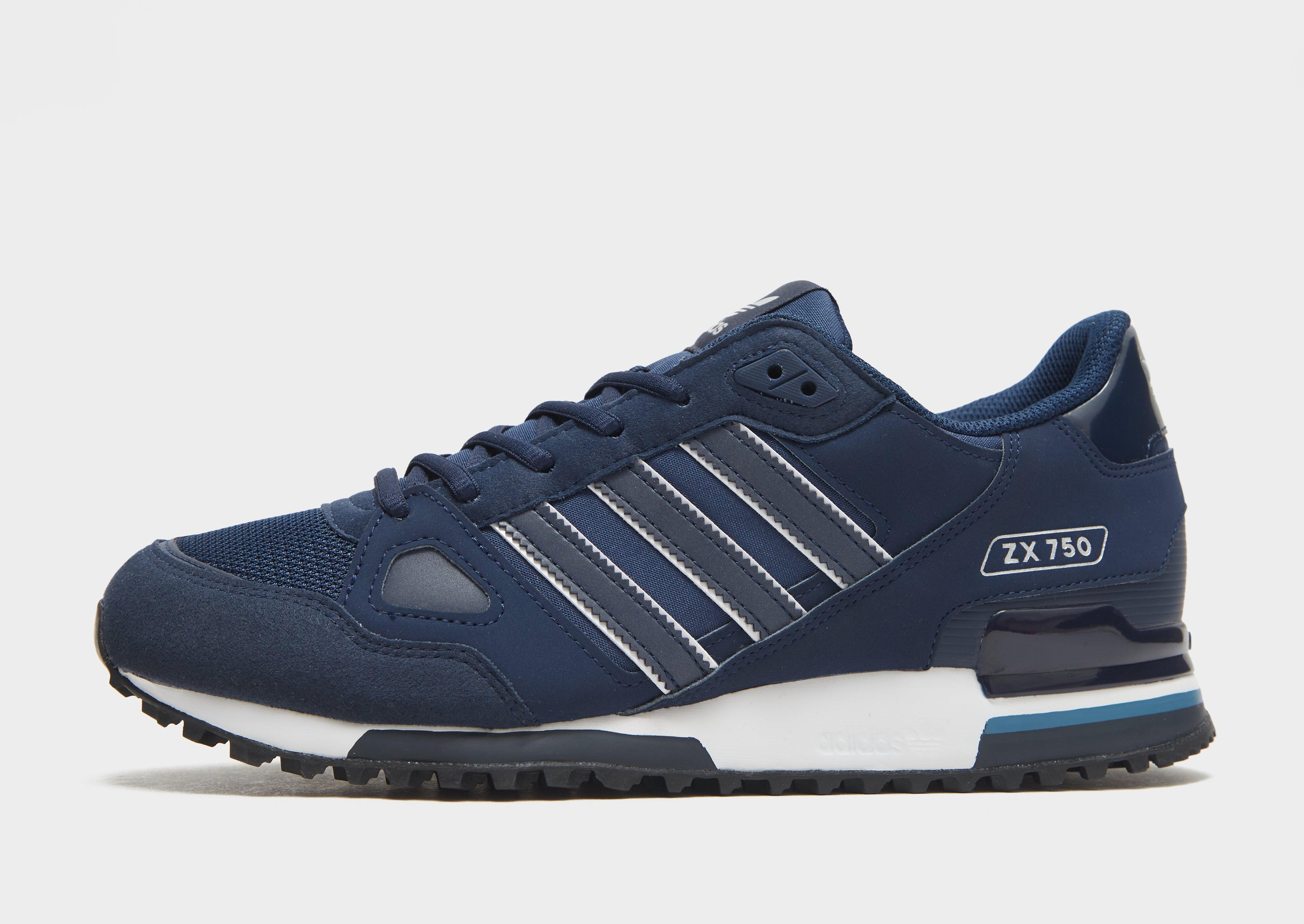 Blue adidas Originals ZX 750 - JD Sports Global