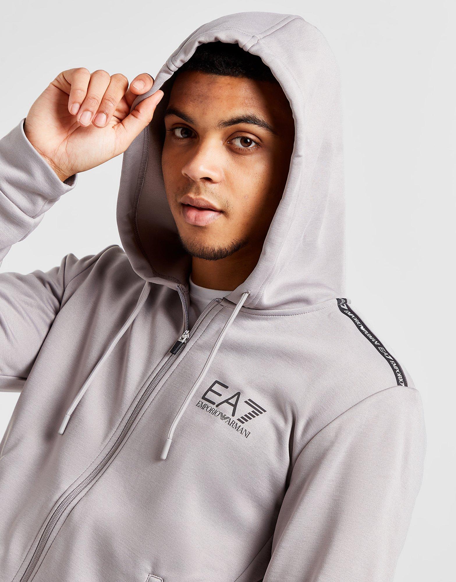 Ea7 discount hoodie zip