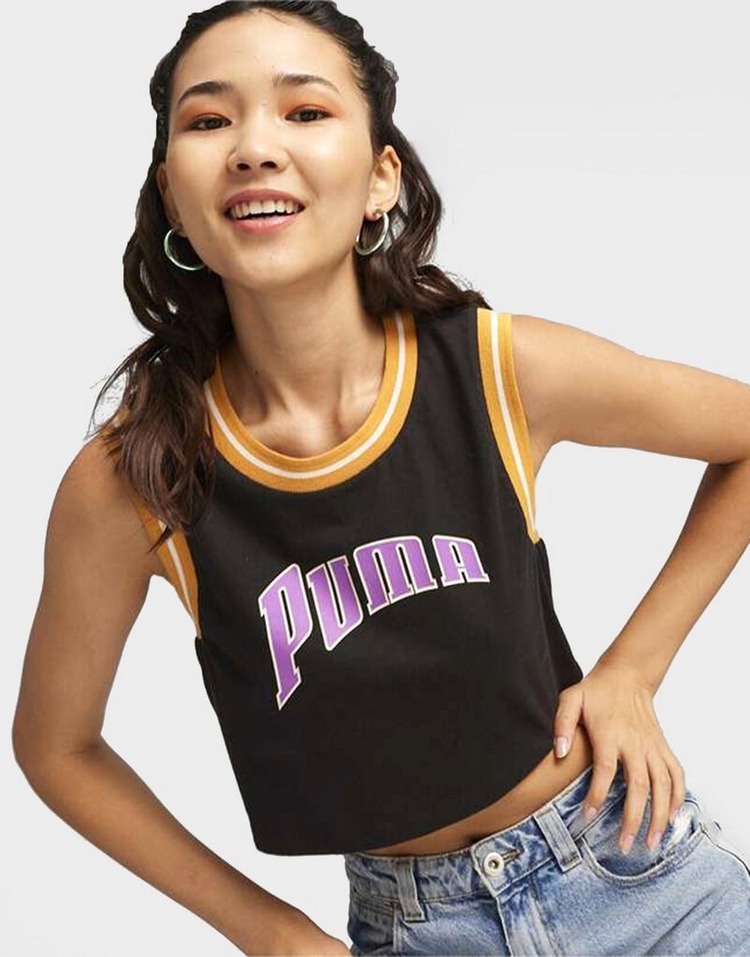 Puma TEAM Graphic Crop T-Shirt Women's
