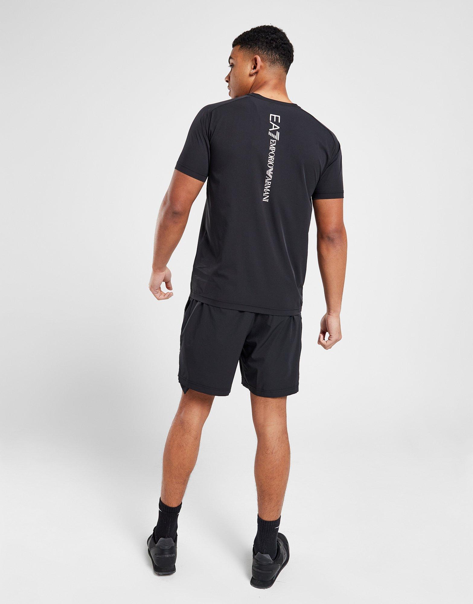 EA7 Emporio Armani Back Print T-Shirt/Shorts Set