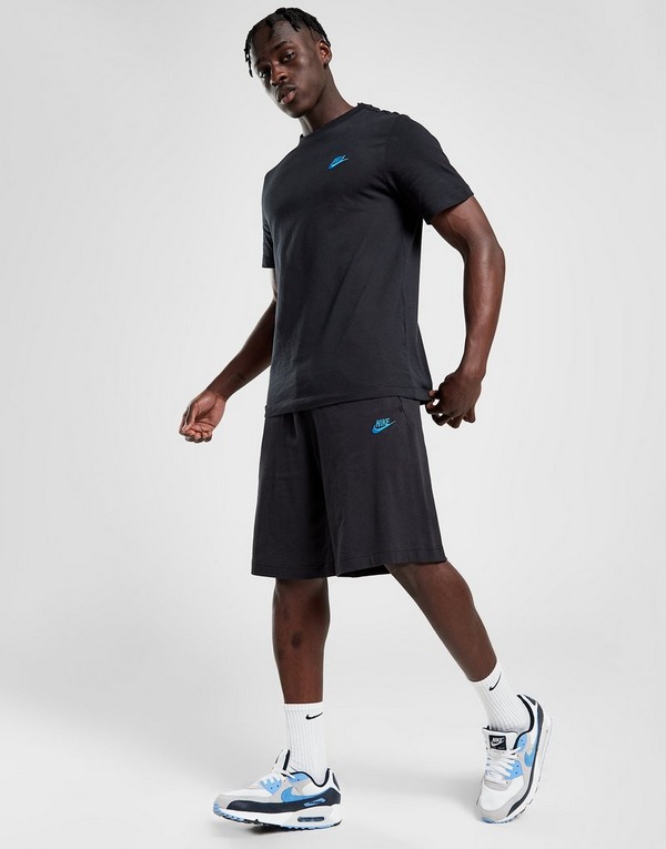 Pantalón corto Nike Foundation Club Jersey negro de hombre - JD España