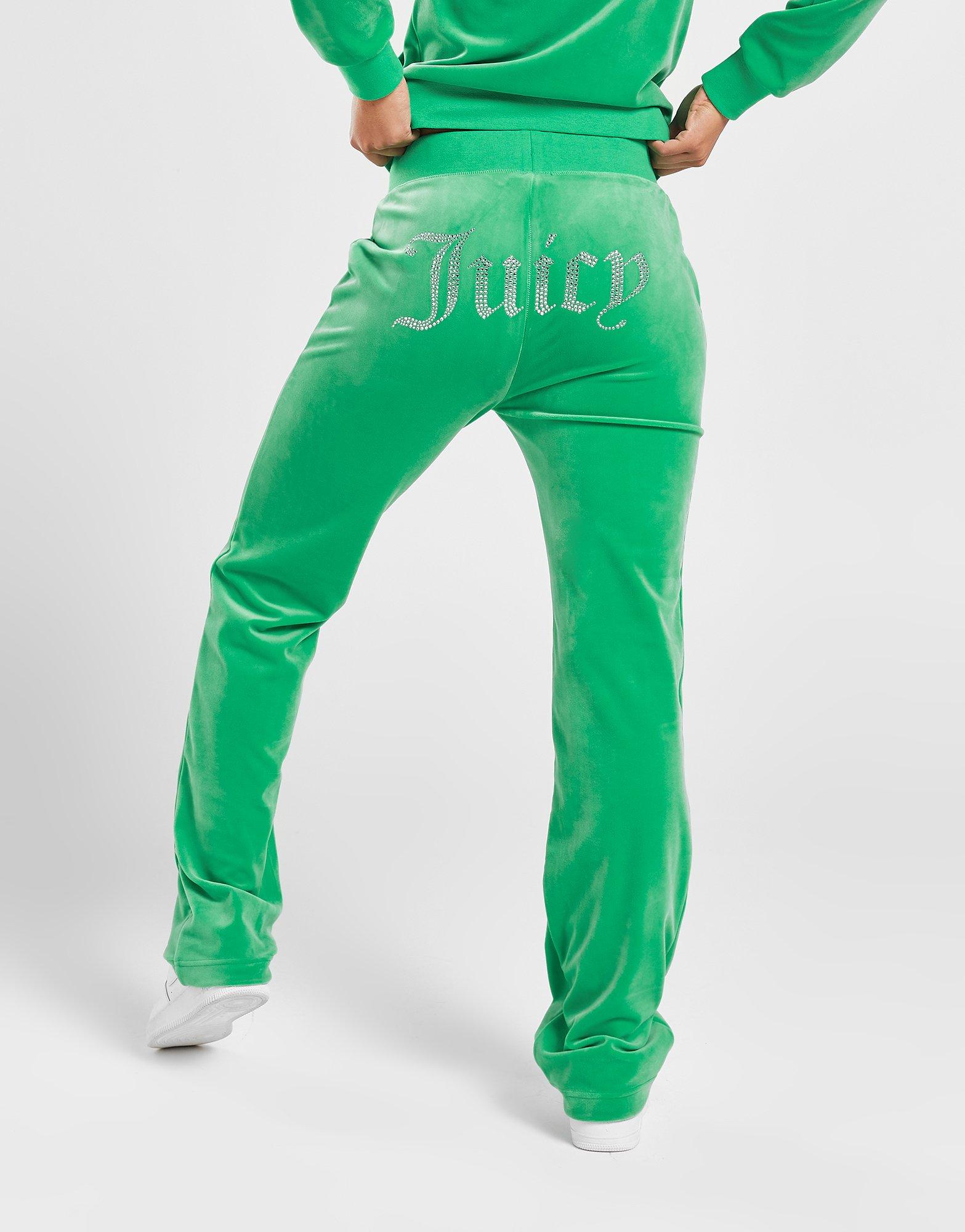 Juicy Couture Diamante Velour Track Pants