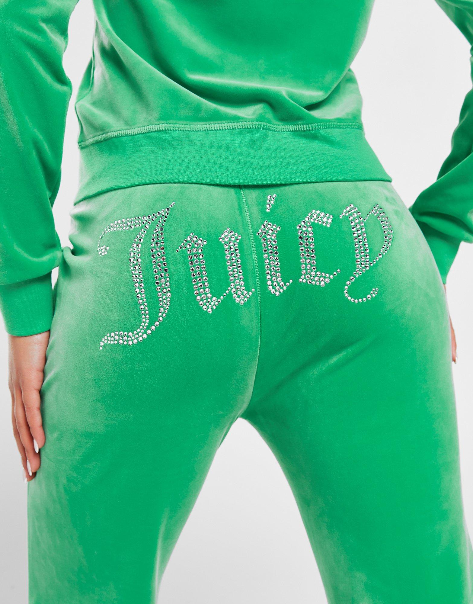 Juicy Couture Diamante Velour Track Pants