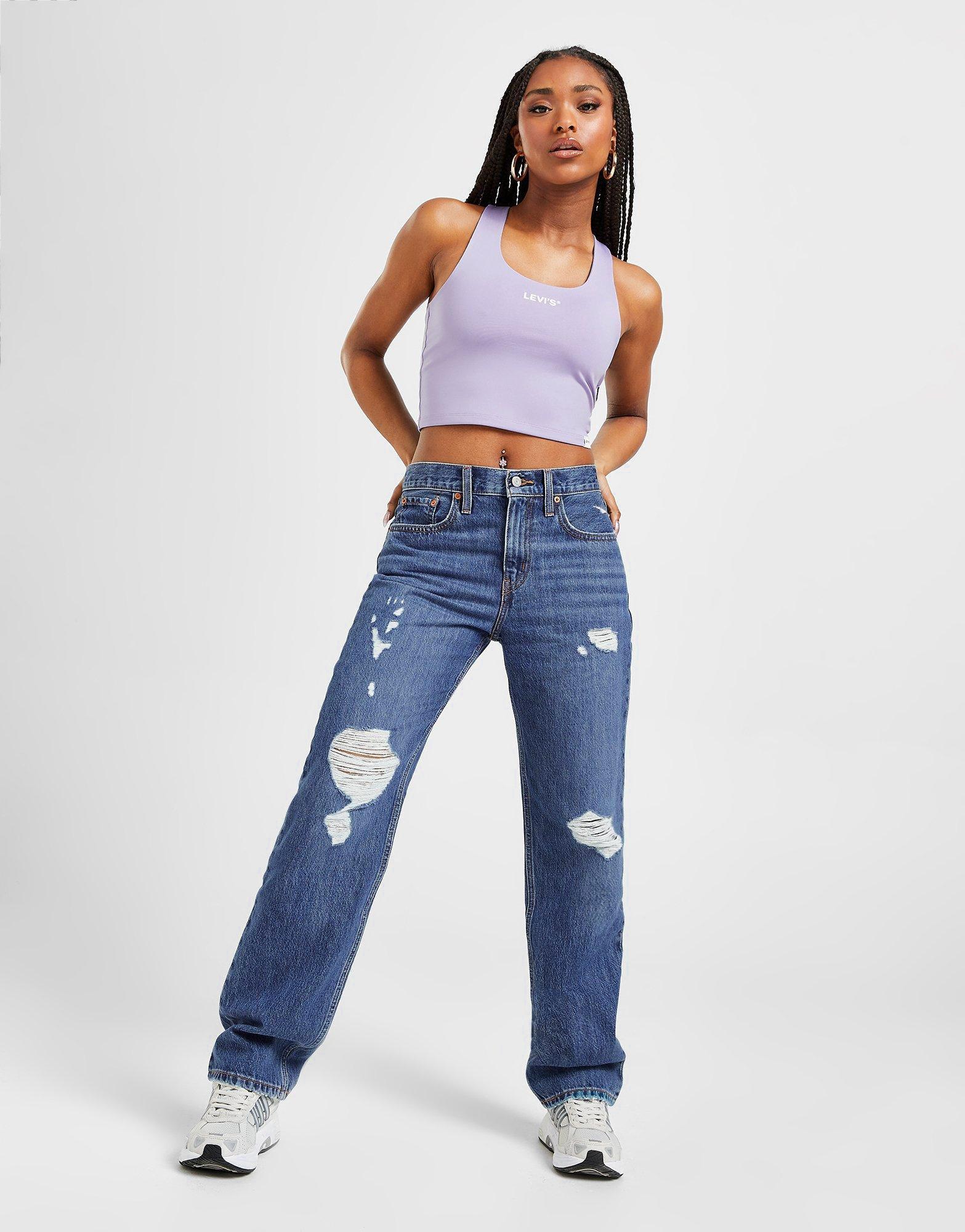 LEVI'S Low Pro Rip Jeans