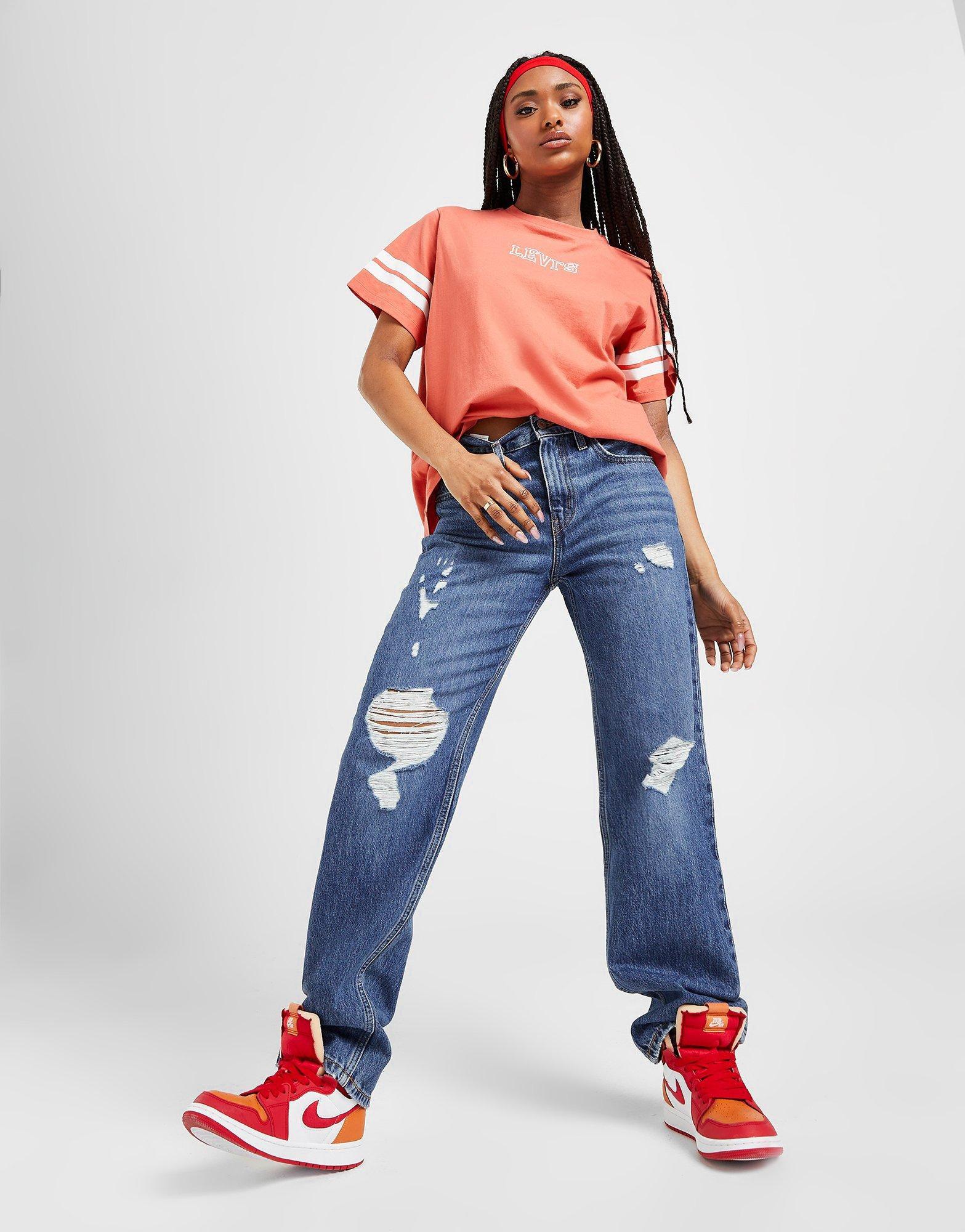 LEVI'S Low Pro Rip Jeans