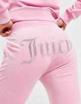 JUICY COUTURE Diamante Velour Track Pants