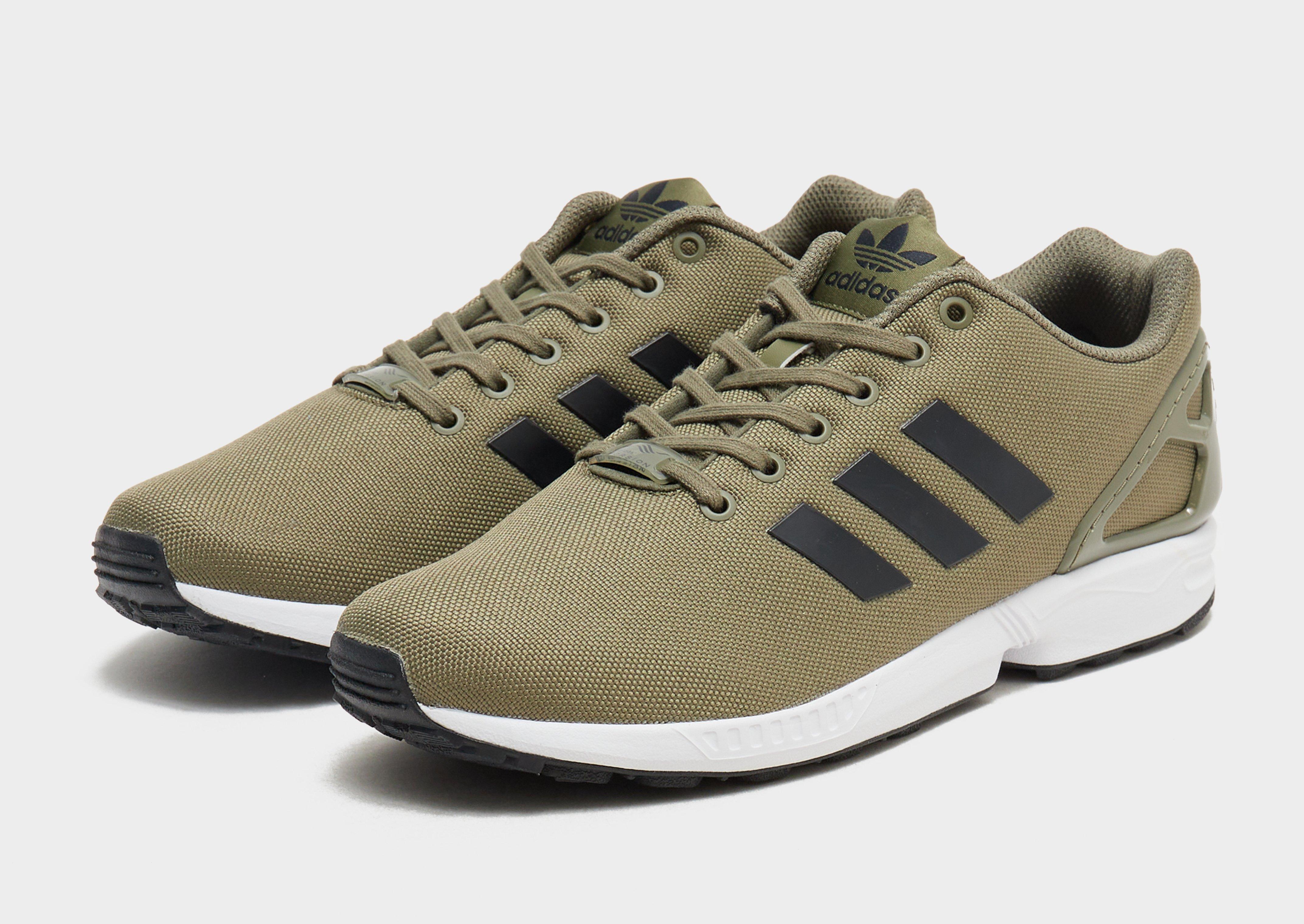 Adidas zx flux verde militare on sale