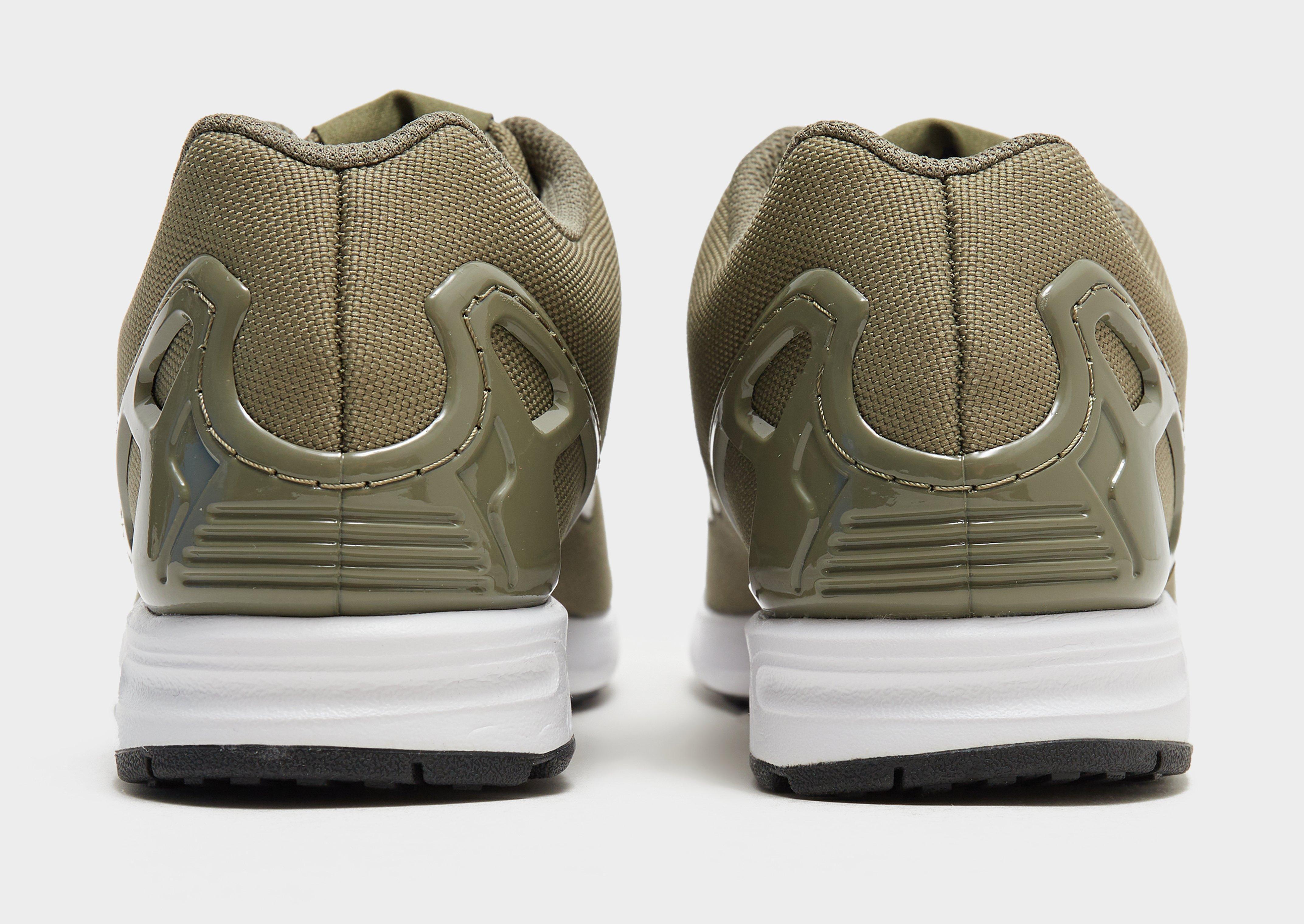 Adidas originals zx outlet flux olive green