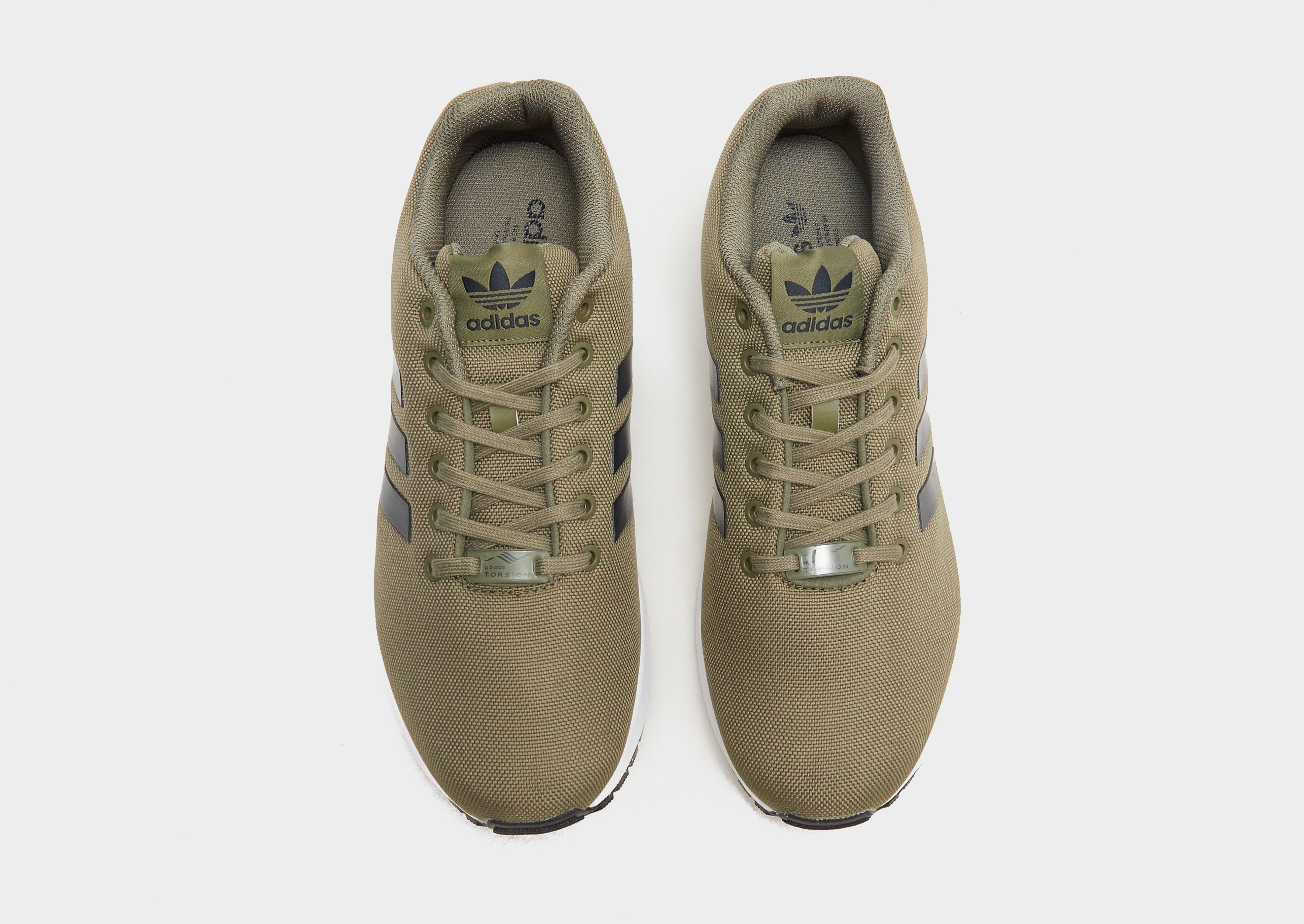 Zx flux army shop green