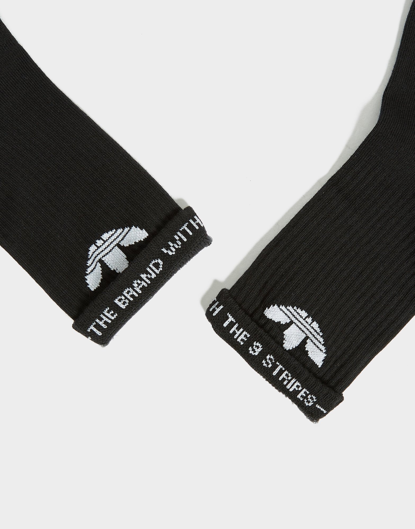 adidas Trefoil Crew Cushioned Socks (3 Pack) Black — foto 4