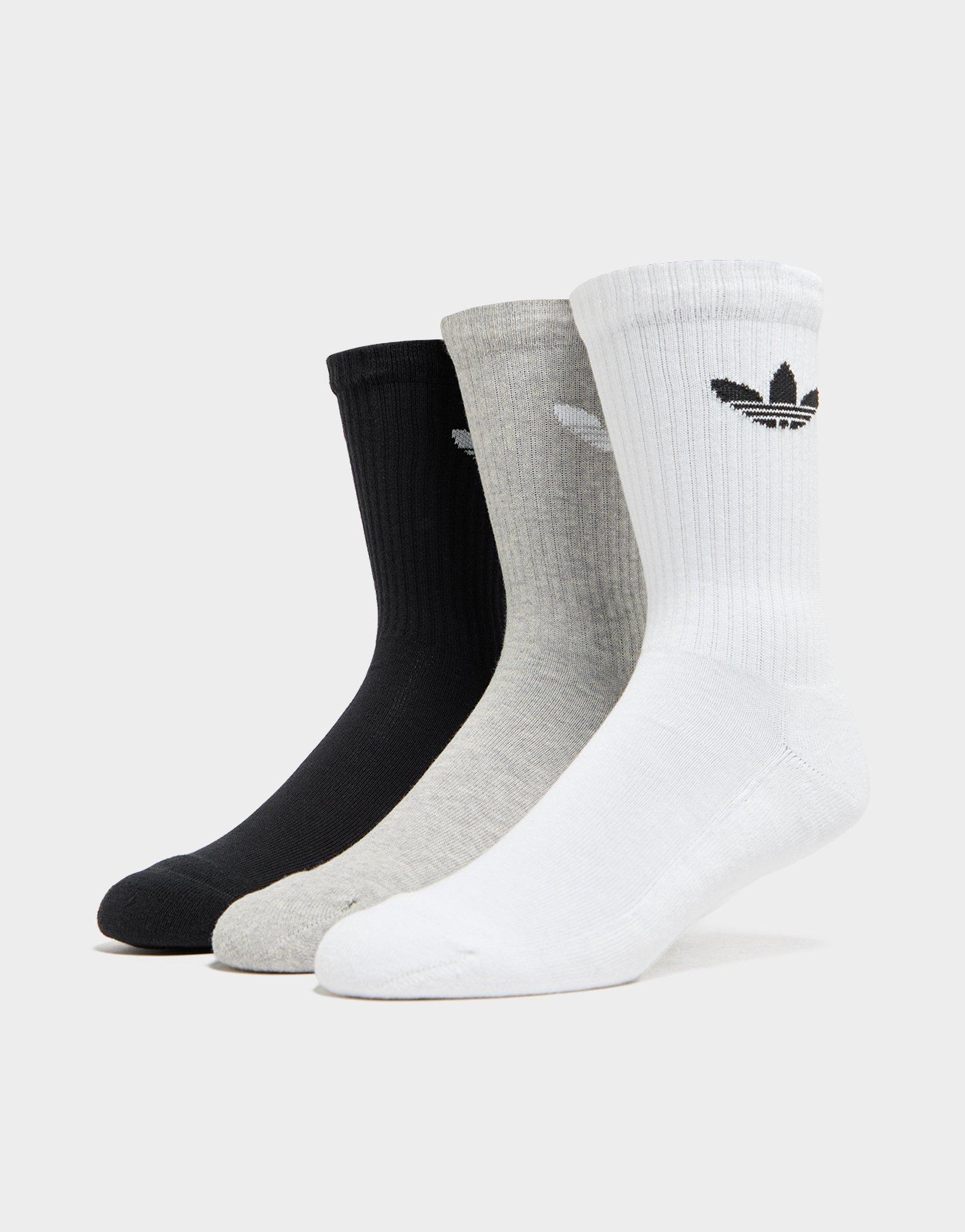 adidas Originals Lot de 3 paires de chaussettes Blanc- JD Sports France