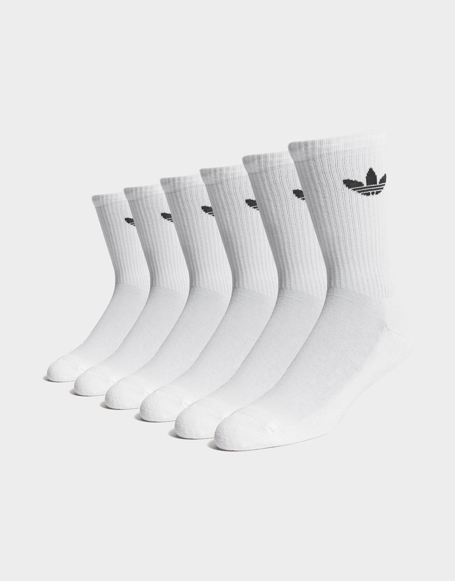 adidas Trefoil Crew Socks 6 Pairs - Black | Unisex Lifestyle | adidas US