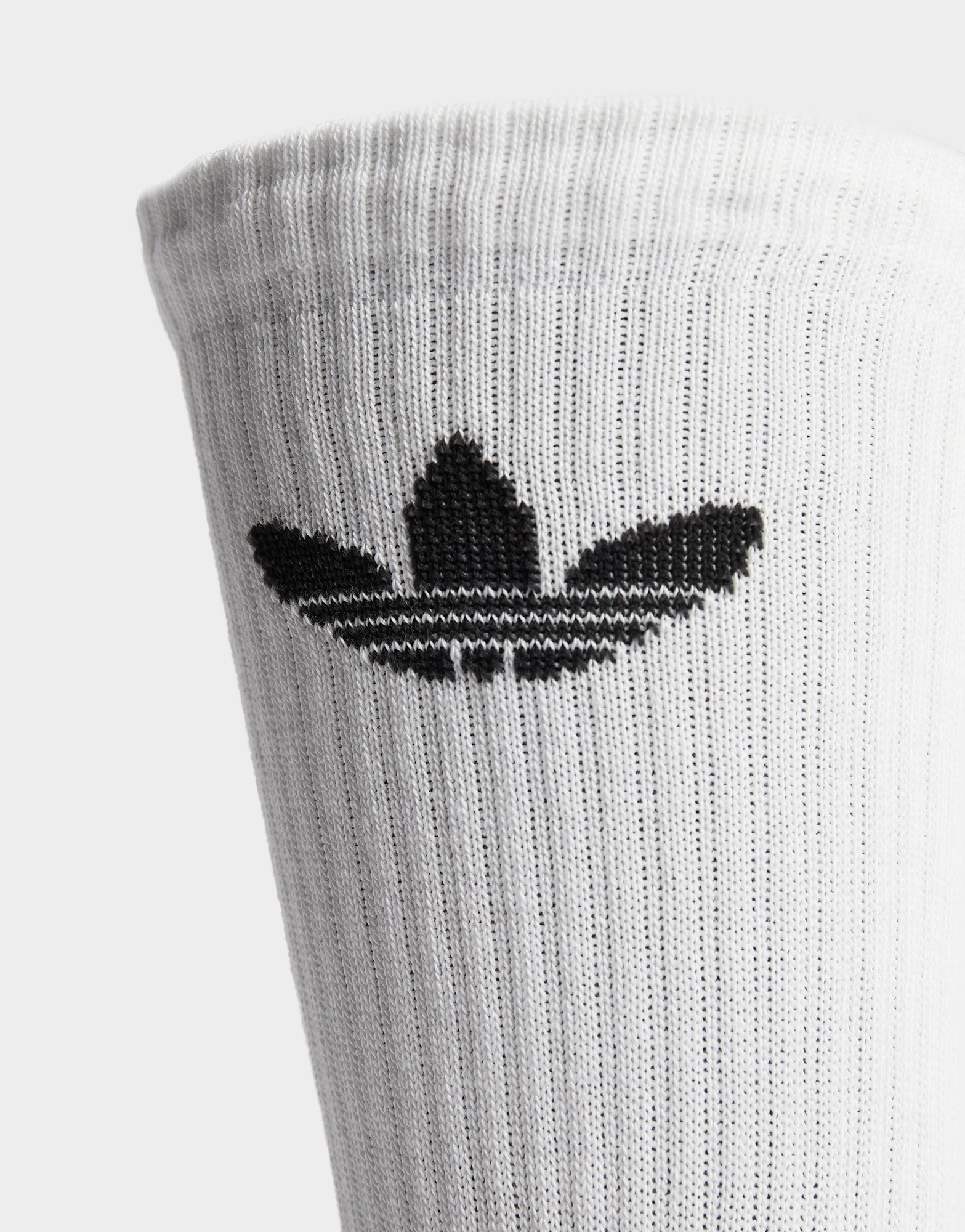 adidas Trefoil Crew Cushioned Socks (6 Pack) White — foto 3