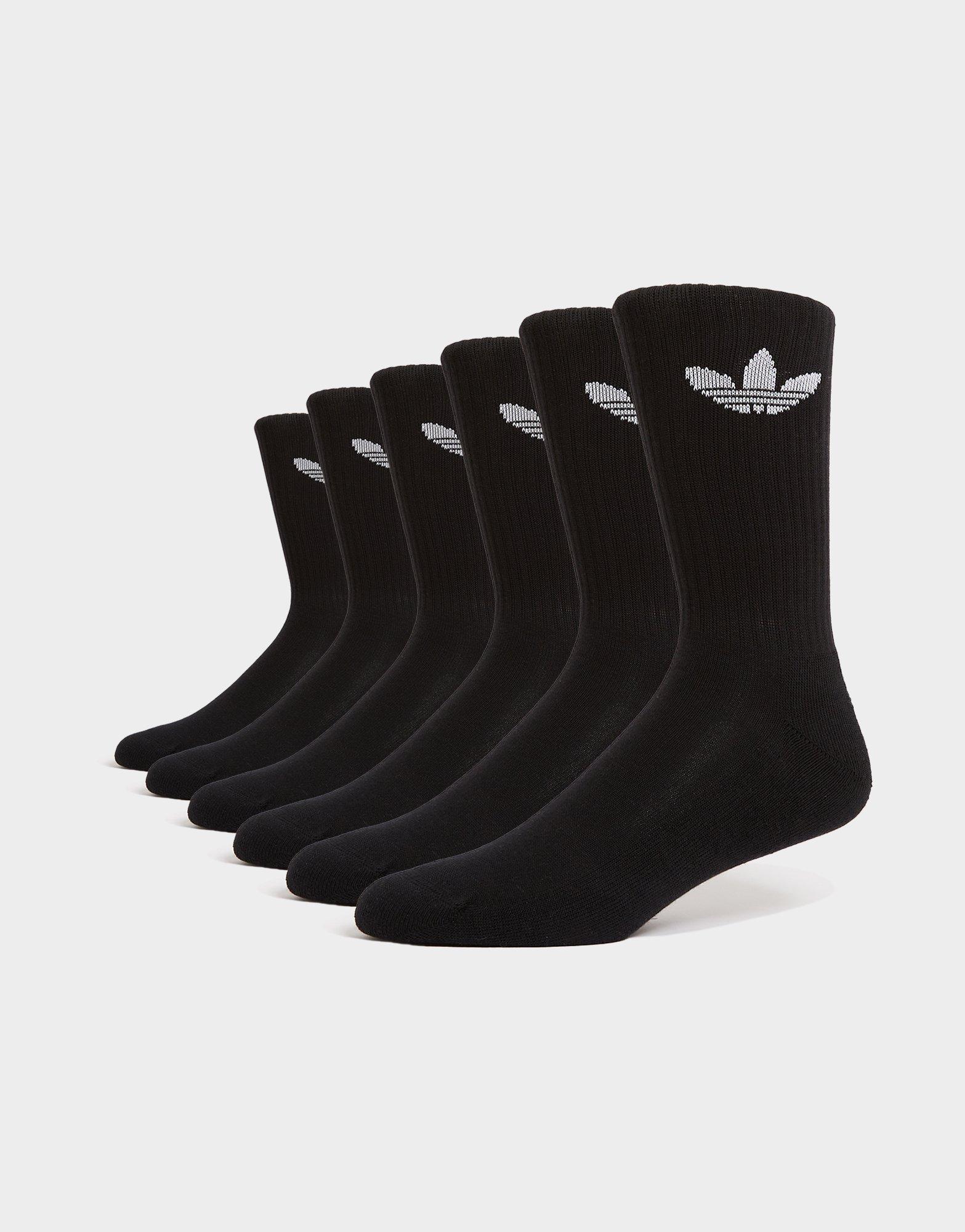 Black adidas socks sale