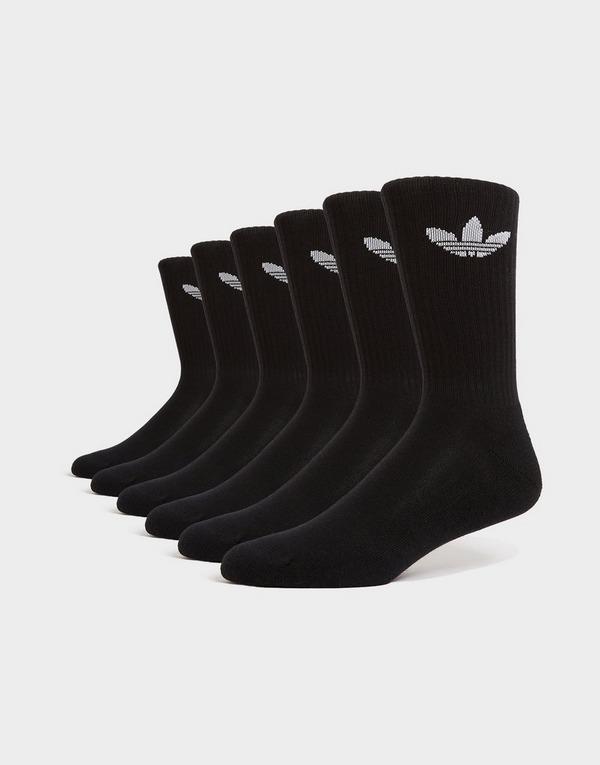 adidas Originals Lot de 6 paires de chaussettes mi-mollet Noir- JD Sports  France