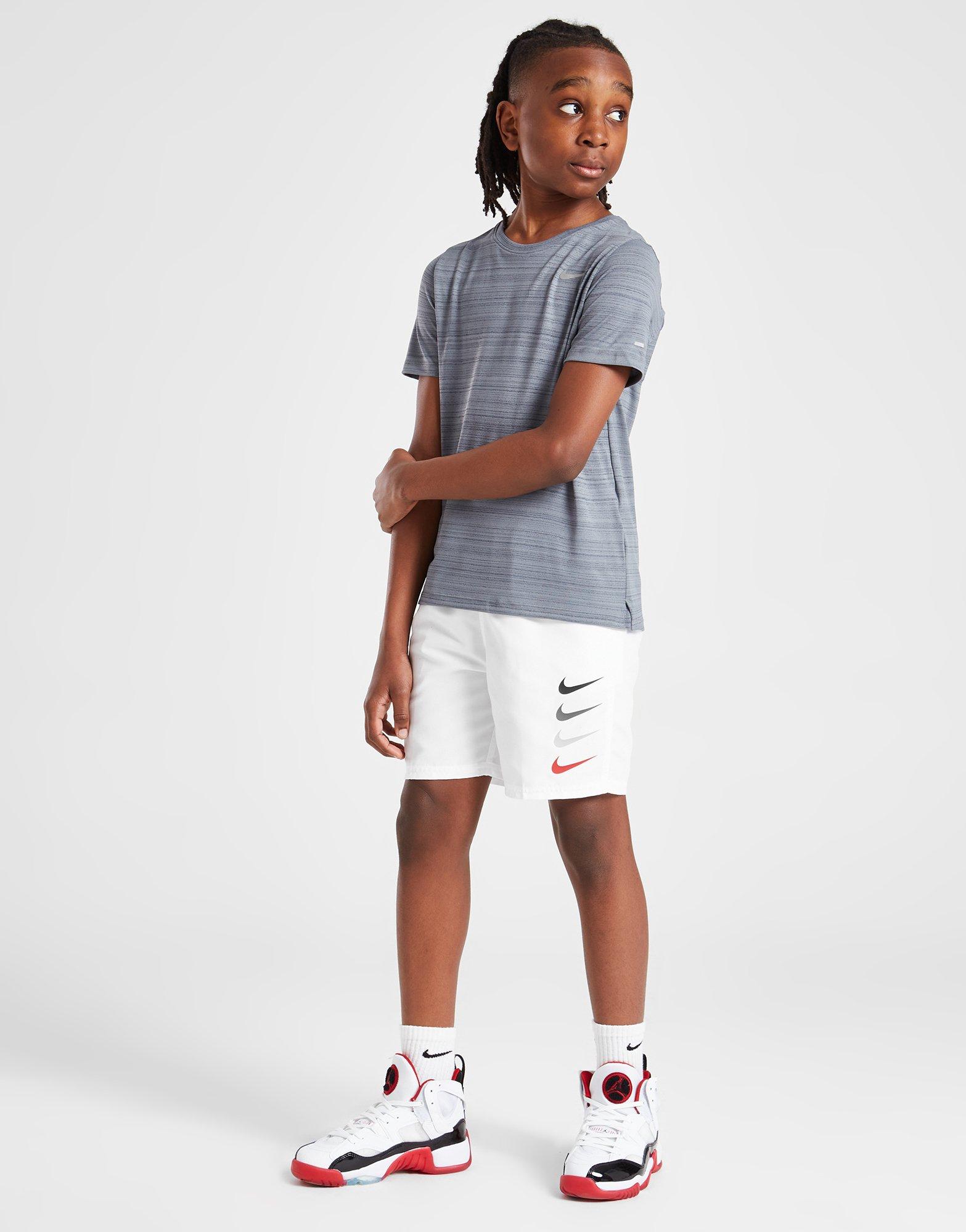 Nike Stacked Swoosh Swim Shorts Junior
