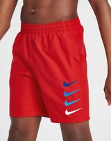 Nike Stacked Swoosh Swim Shorts Junior