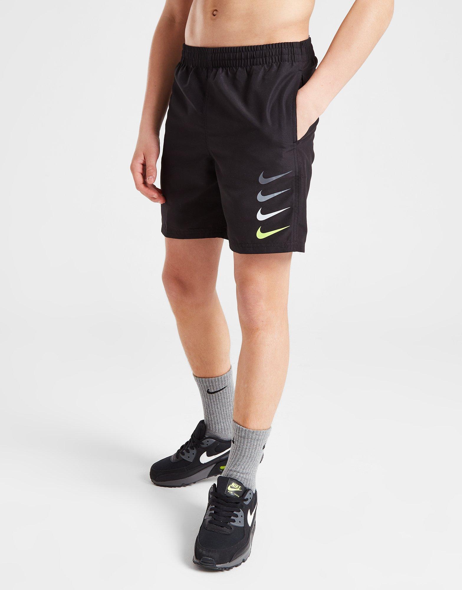 Nike Stacked Swoosh Swim Shorts Junior