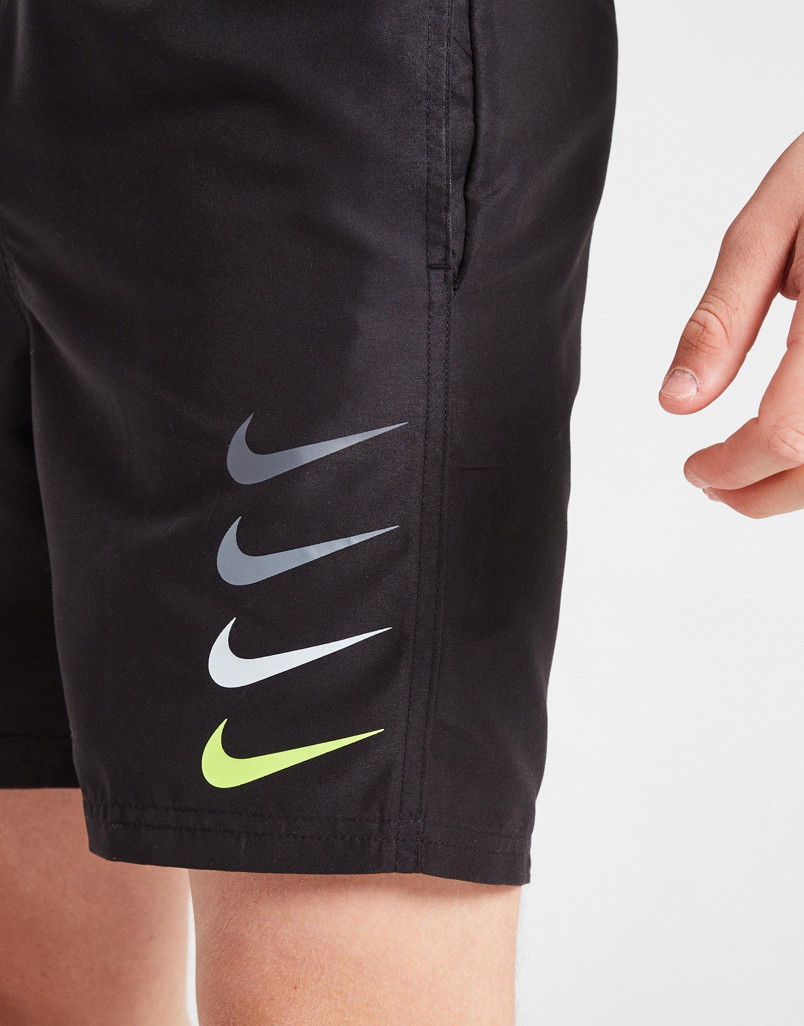 Nike Stacked Swoosh Swim Shorts Junior