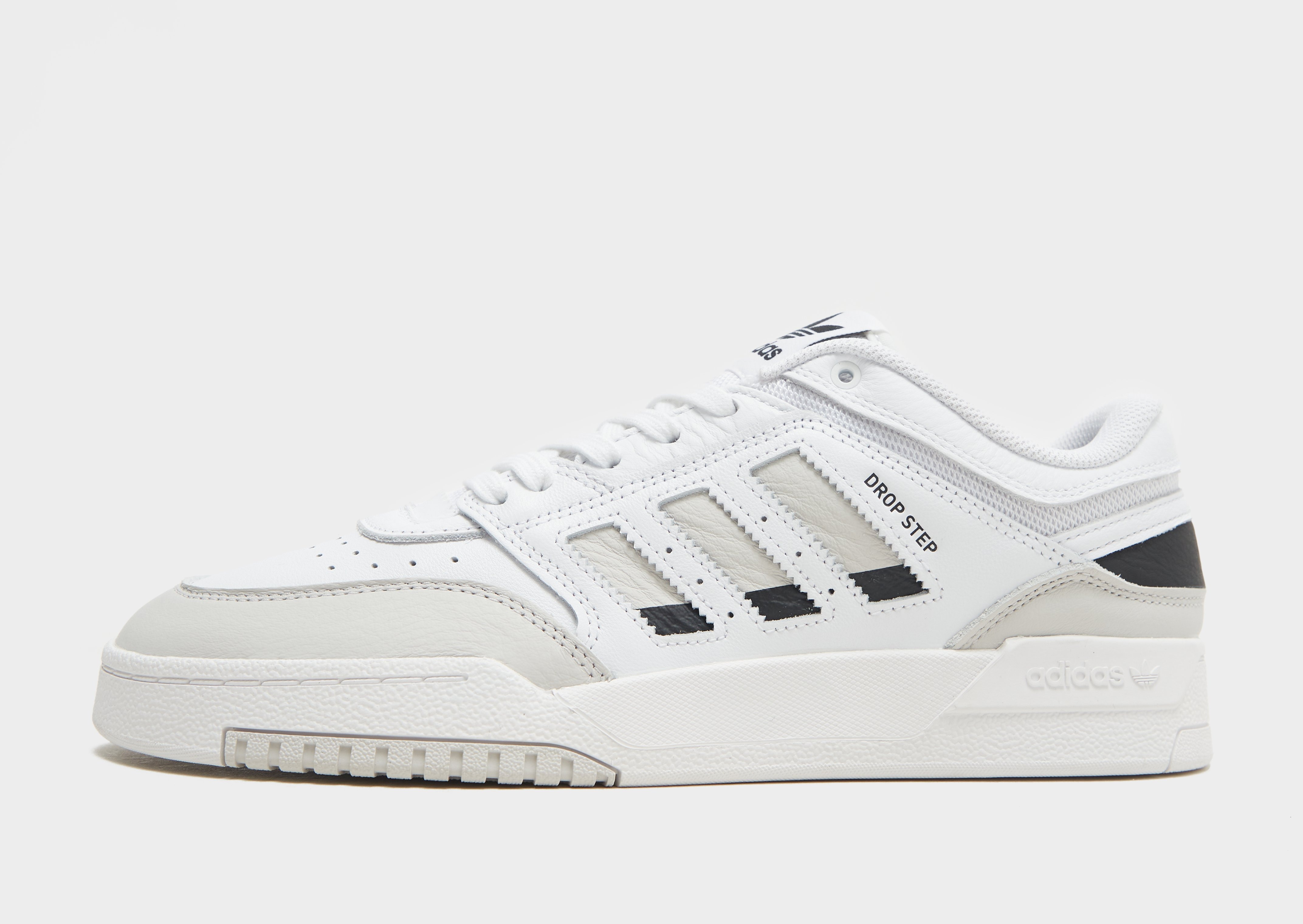 White adidas Originals Drop Step Low | JD Sports Global