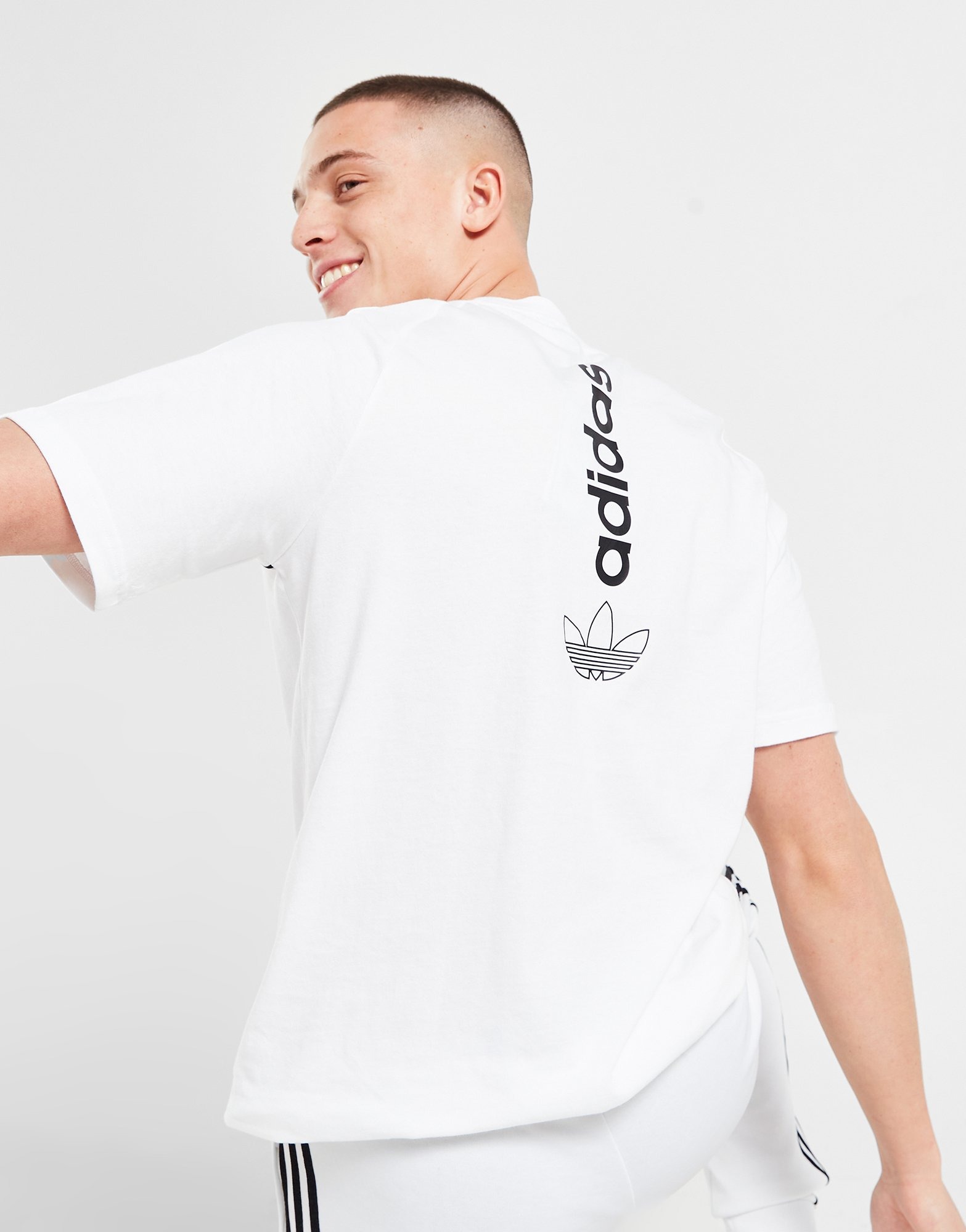 White adidas Originals California Sleeve T-Shirt JD Sports Global