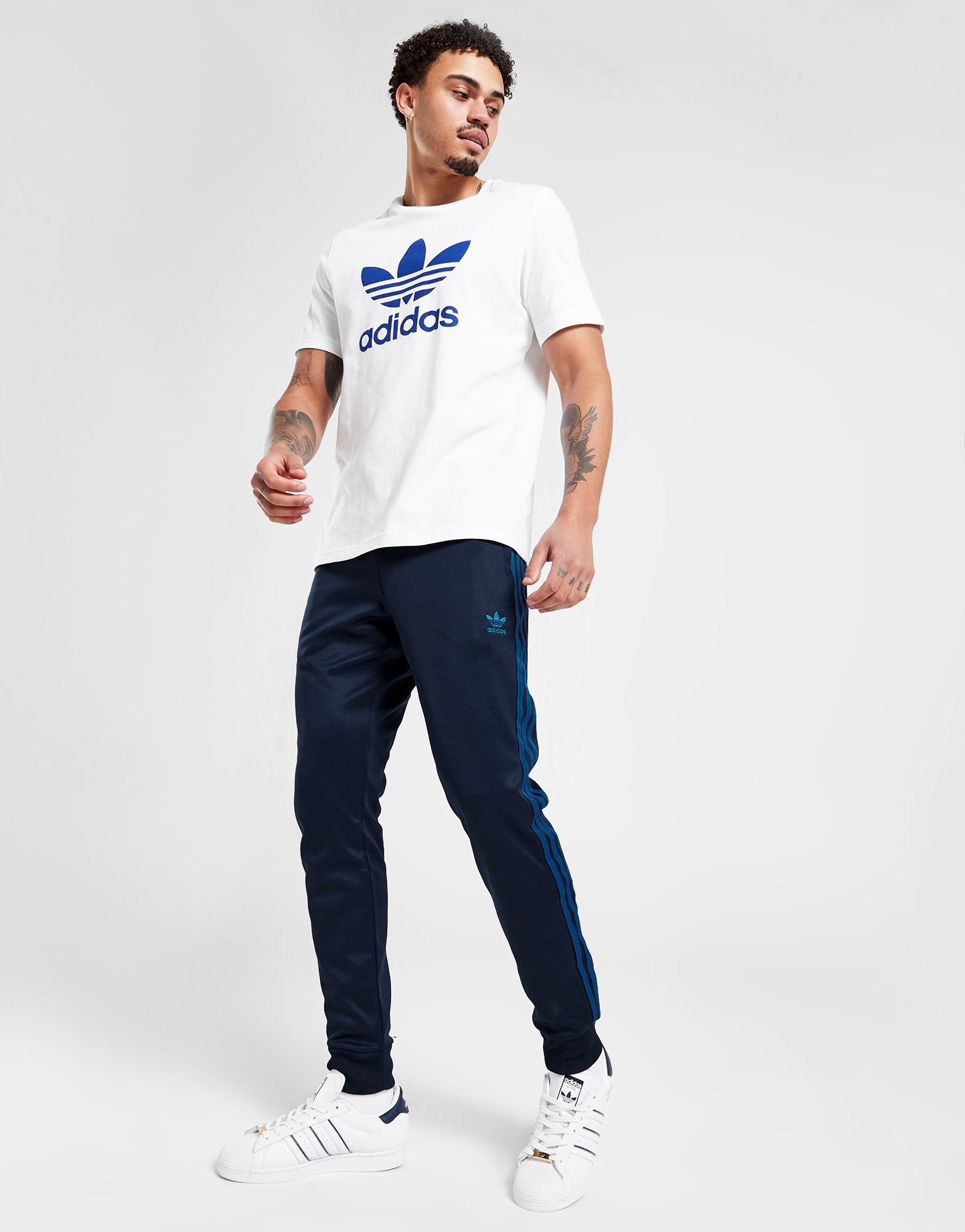 Blue adidas Originals SST Track Pants - JD Sports NZ