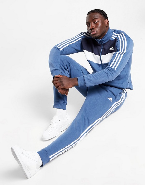 Blue adidas Badge of Sport Colour Fleece Tracksuit | JD Sports Global
