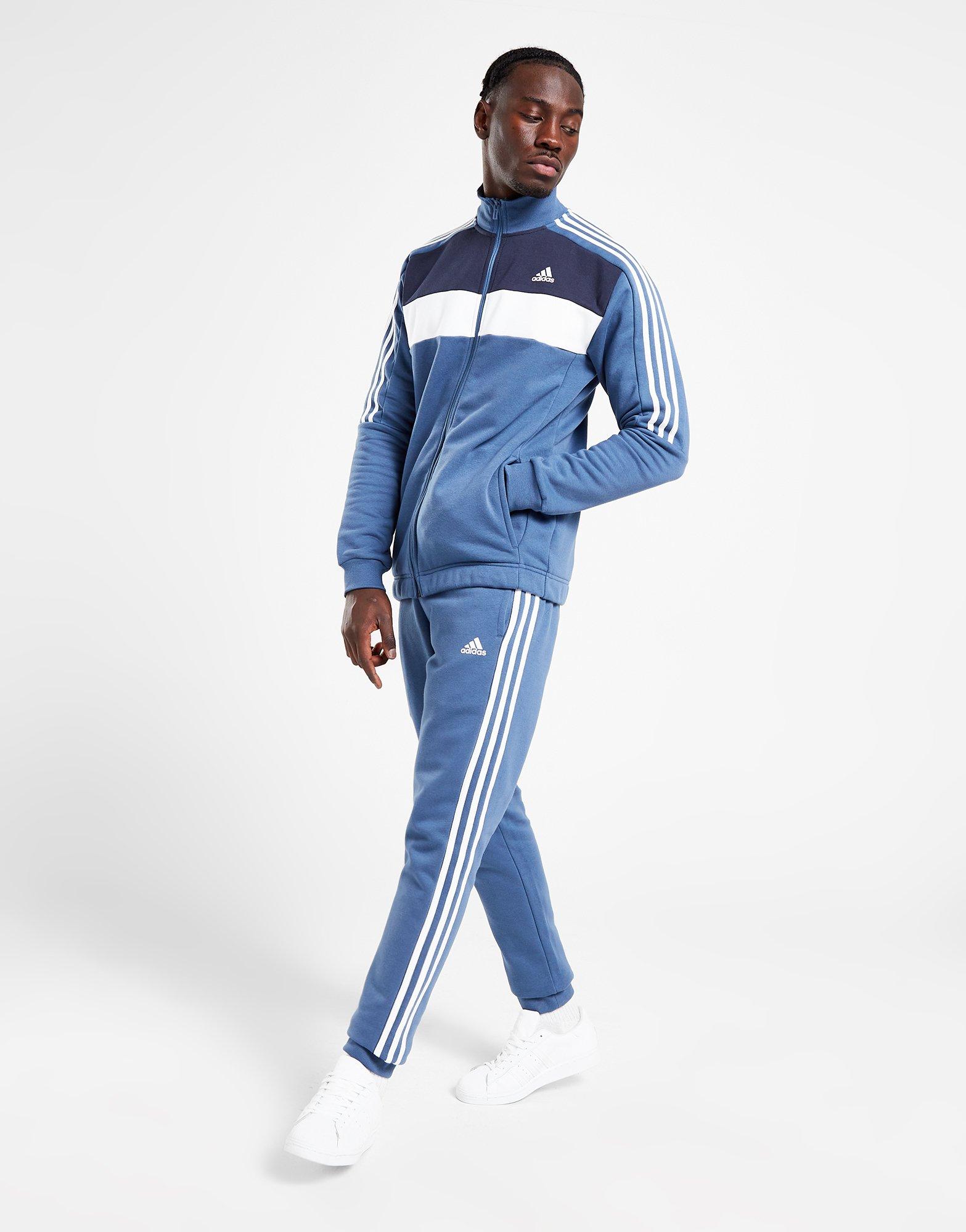 poetas Último veinte Blue adidas Badge of Sport Colour Block Fleece Tracksuit | JD Sports Global