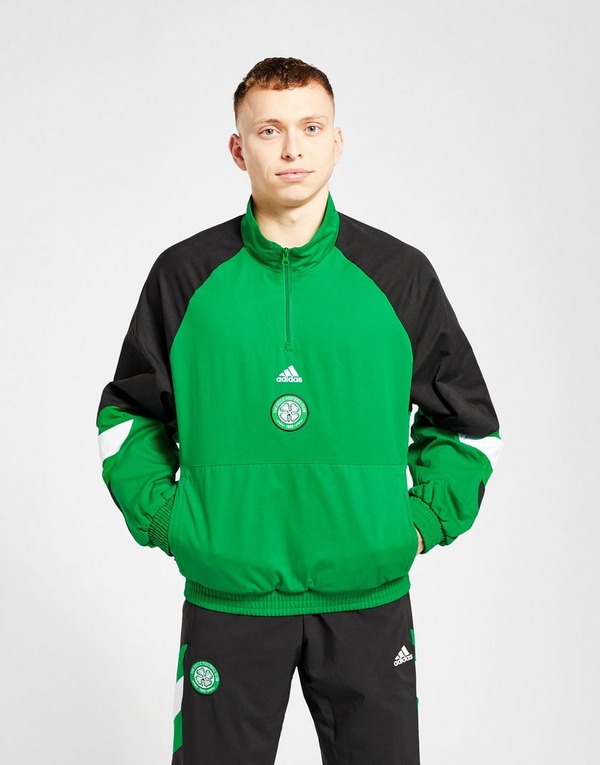 Es antiguo Novela de suspenso adidas chaqueta de chándal Celtic FC Icon en Verde | JD Sports España
