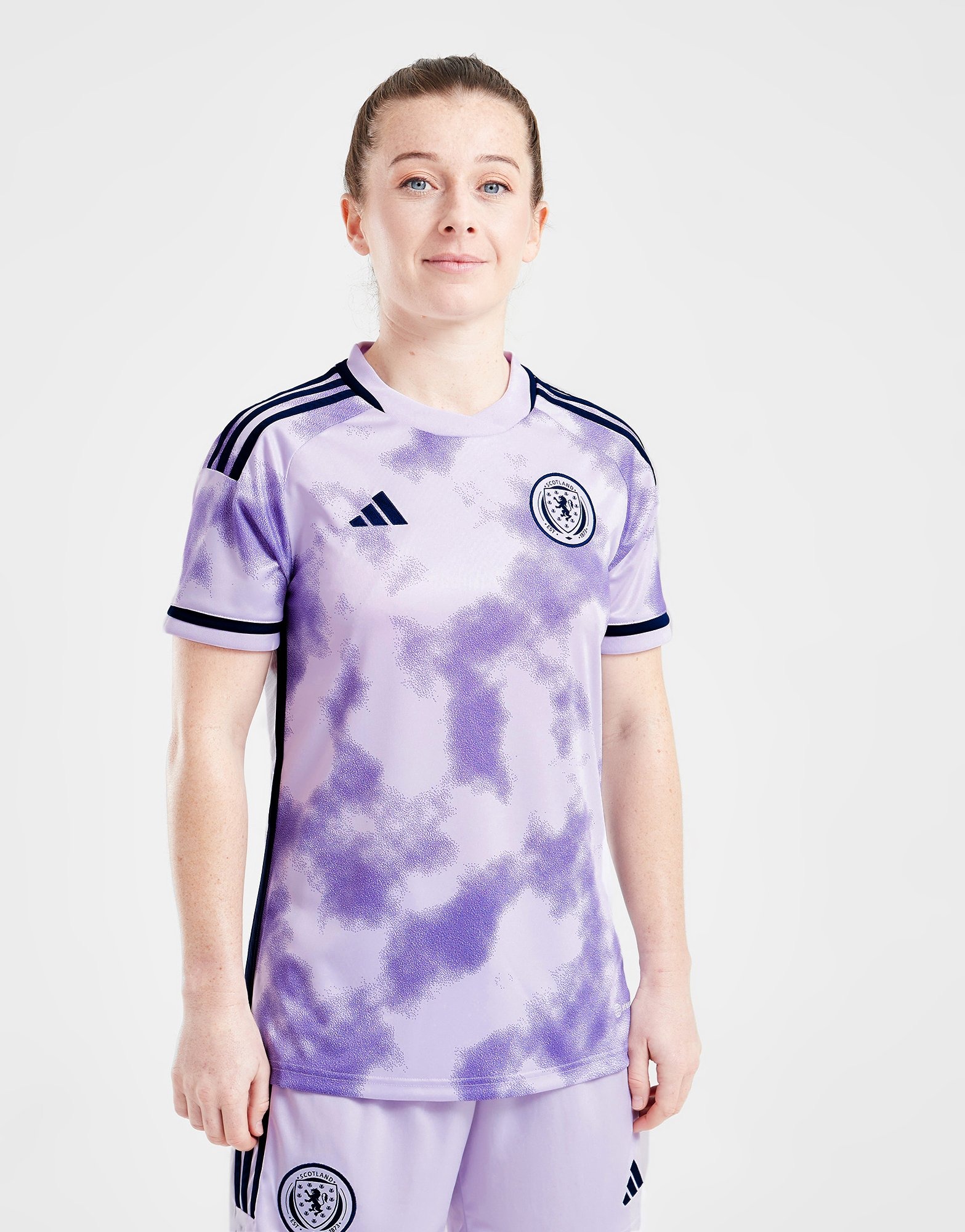 Purple adidas Scotland 2023 Away Shirt | UK